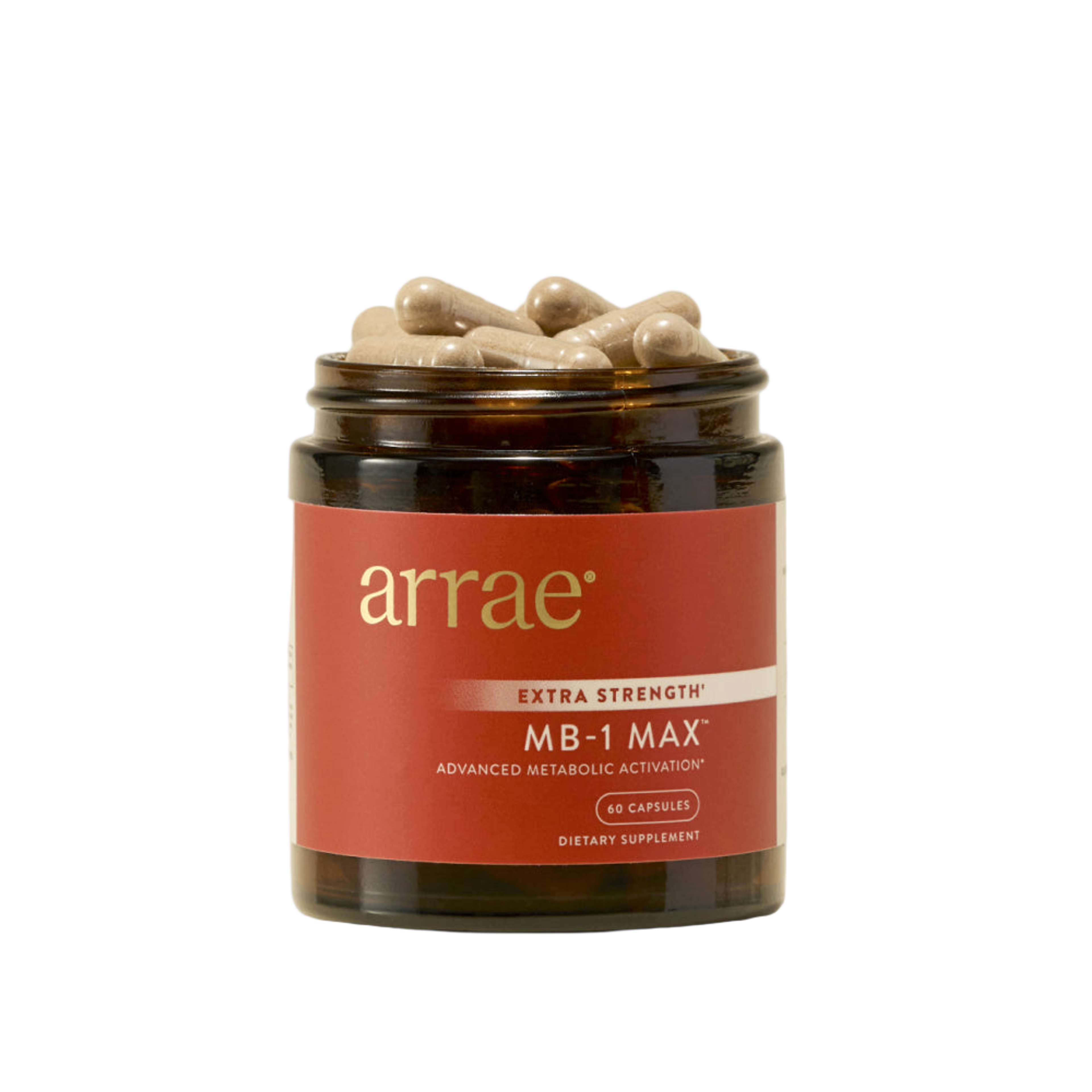 Arrae MB-1 Max supplement bottle product shot