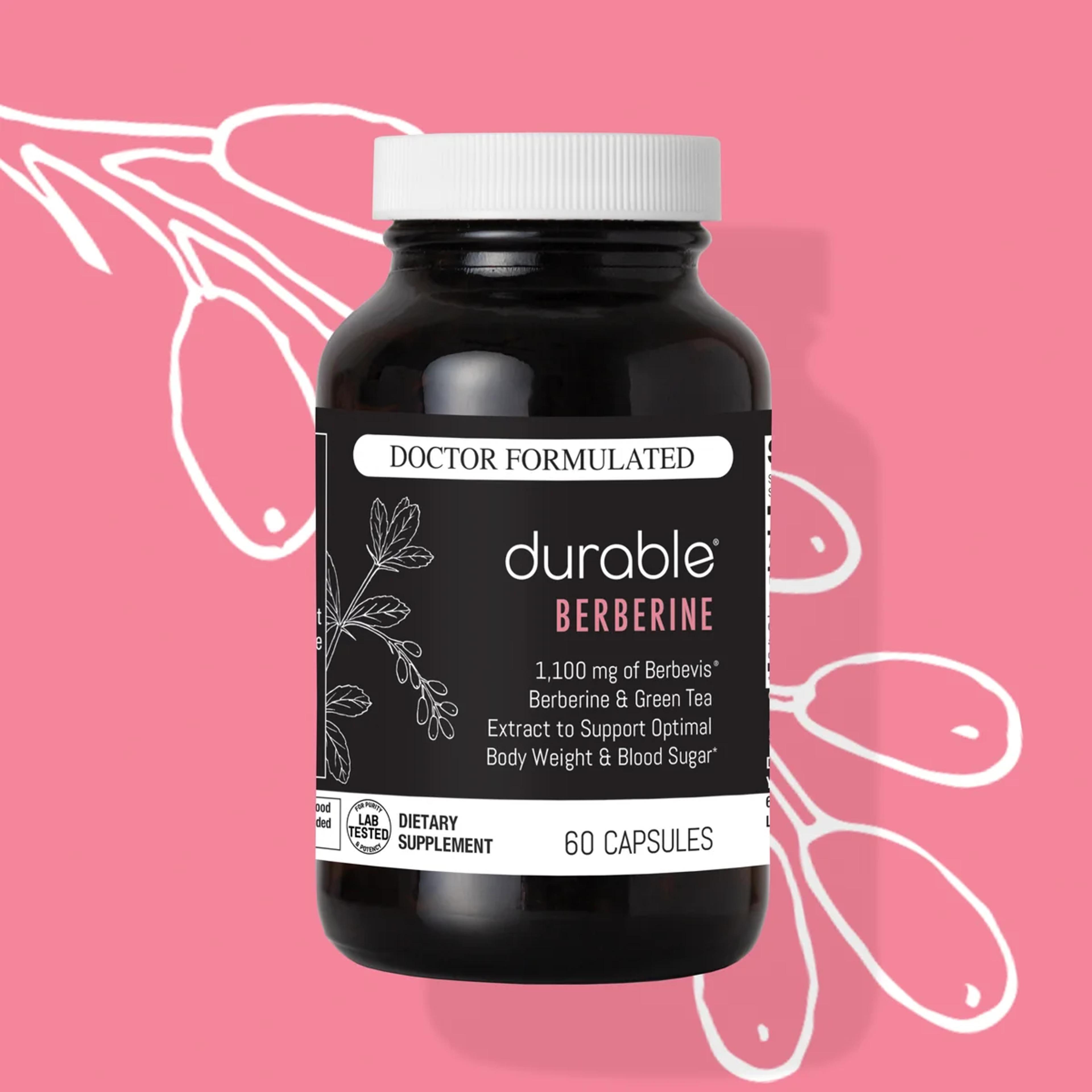 Durable BERBERINE® - 3 Bottles (90 day supply)