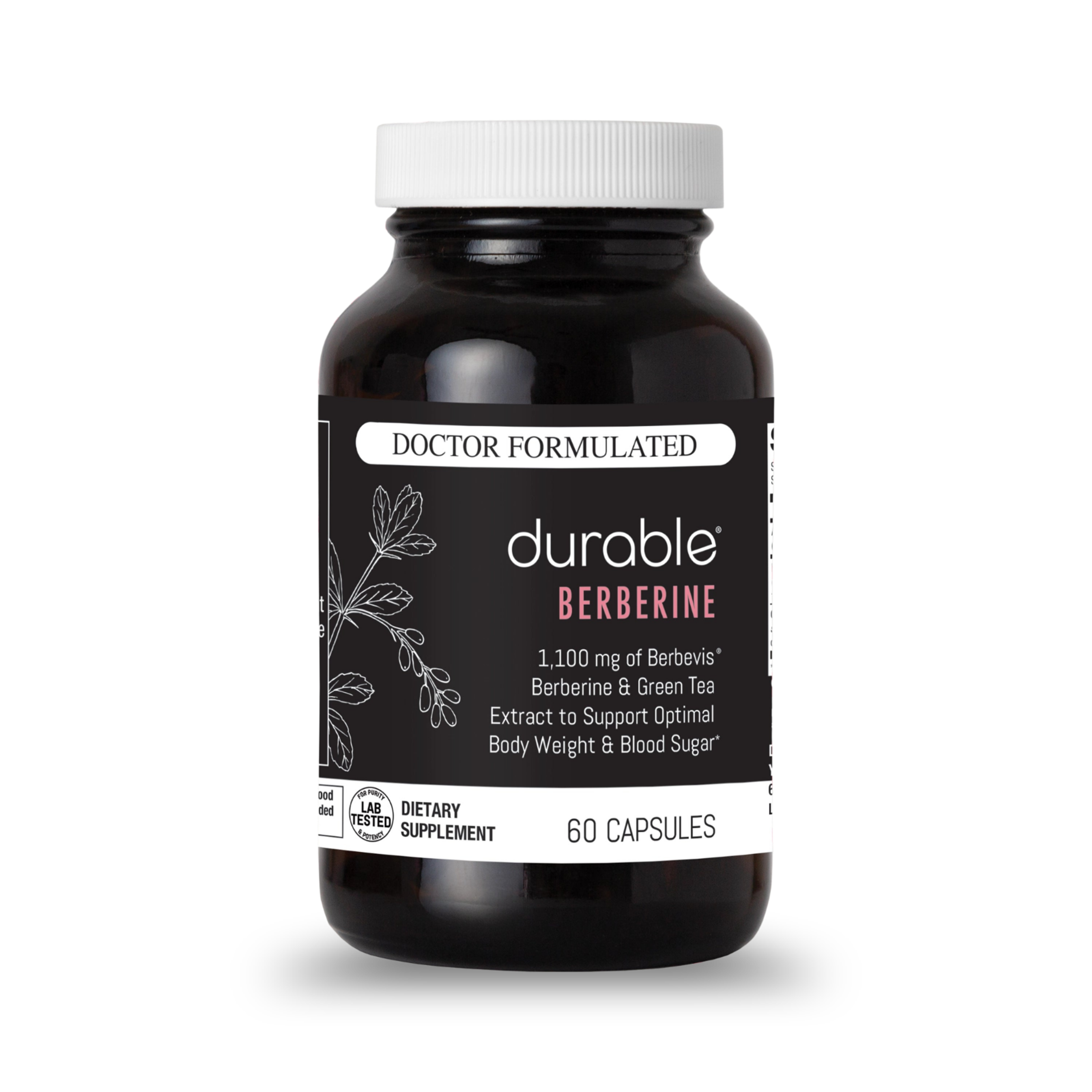 Durable BERBERINE® - 3 Bottles (90 day supply) - main image