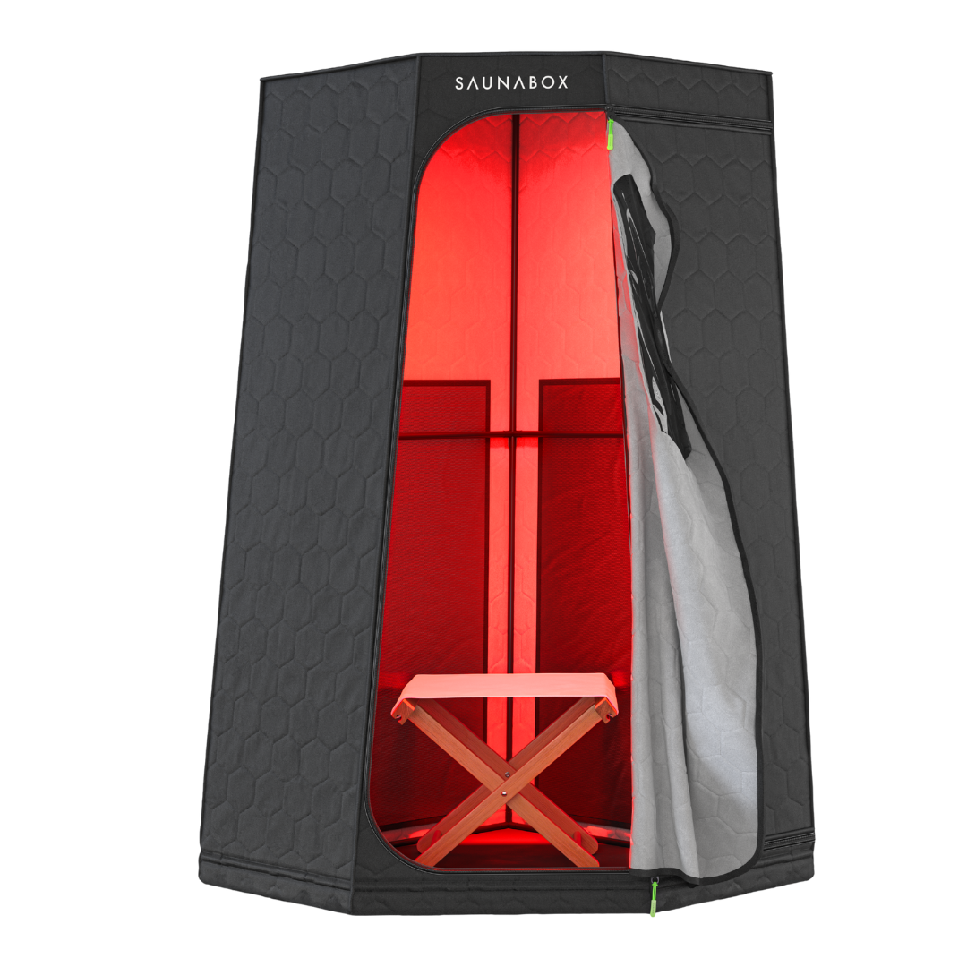 SaunaBox® Pulse PRO: Infrared Sauna with Red-light Therapy