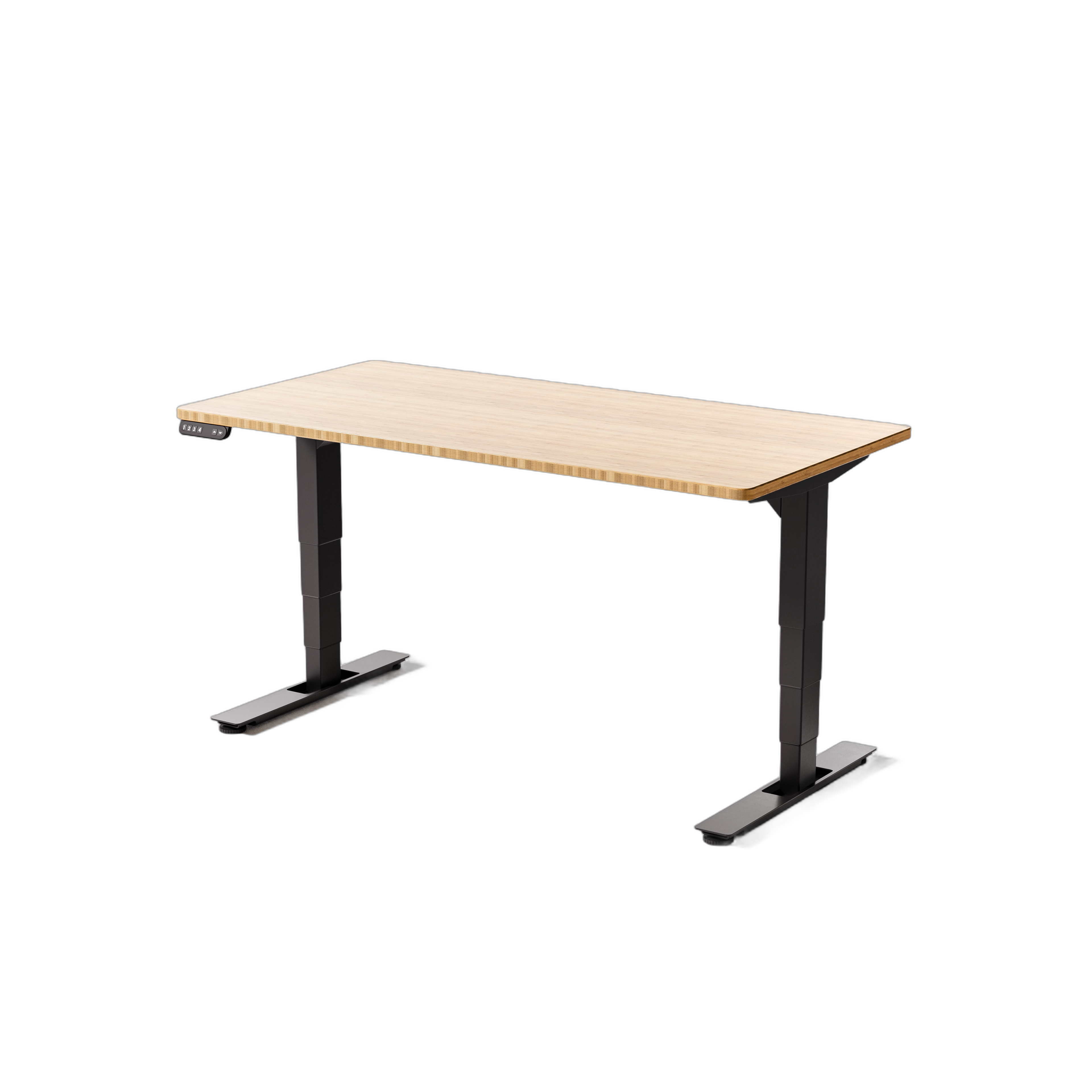 Lowdesk Pro - Black / Bamboo / 60" x 30"