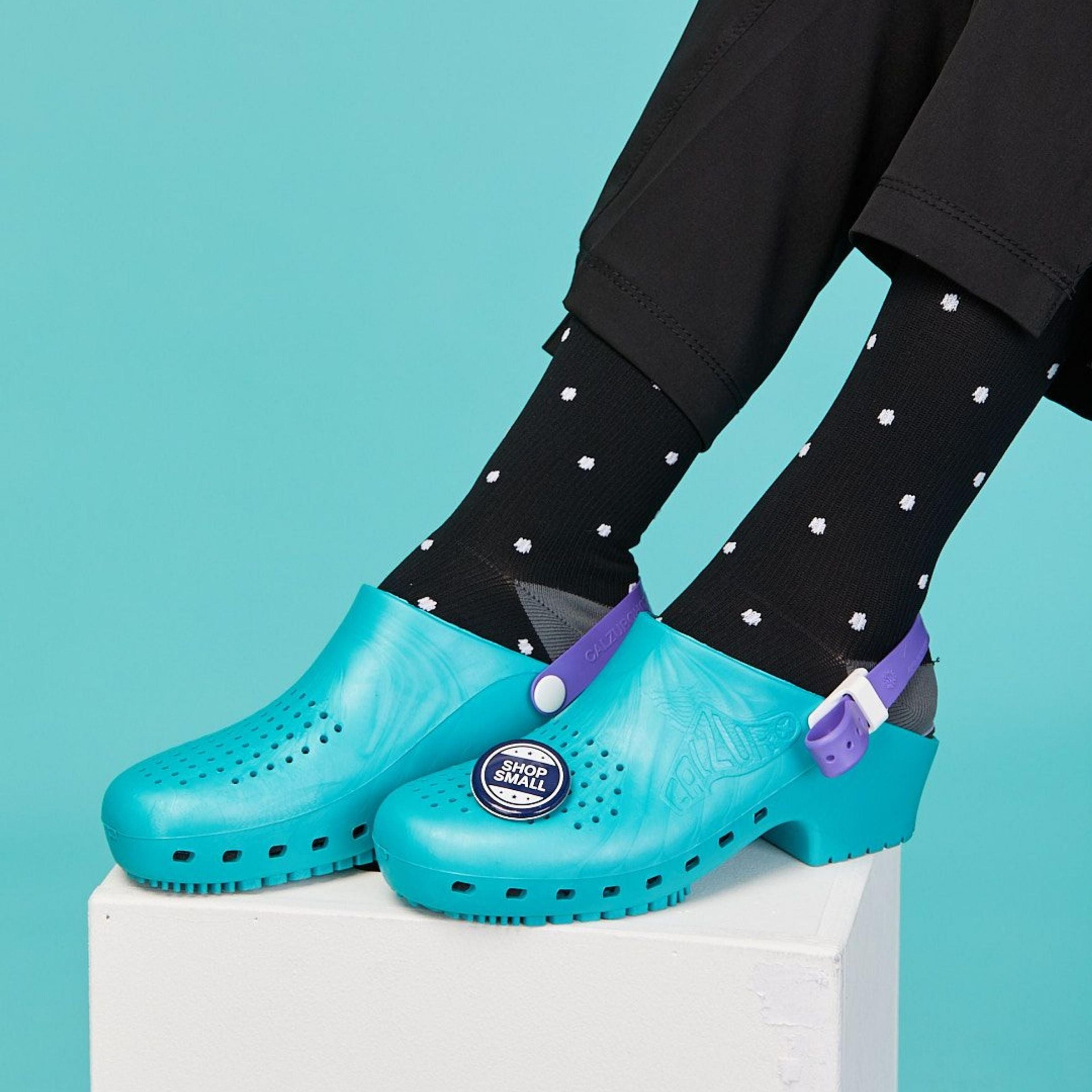 Calzuro Classic With Holes Teal image 2