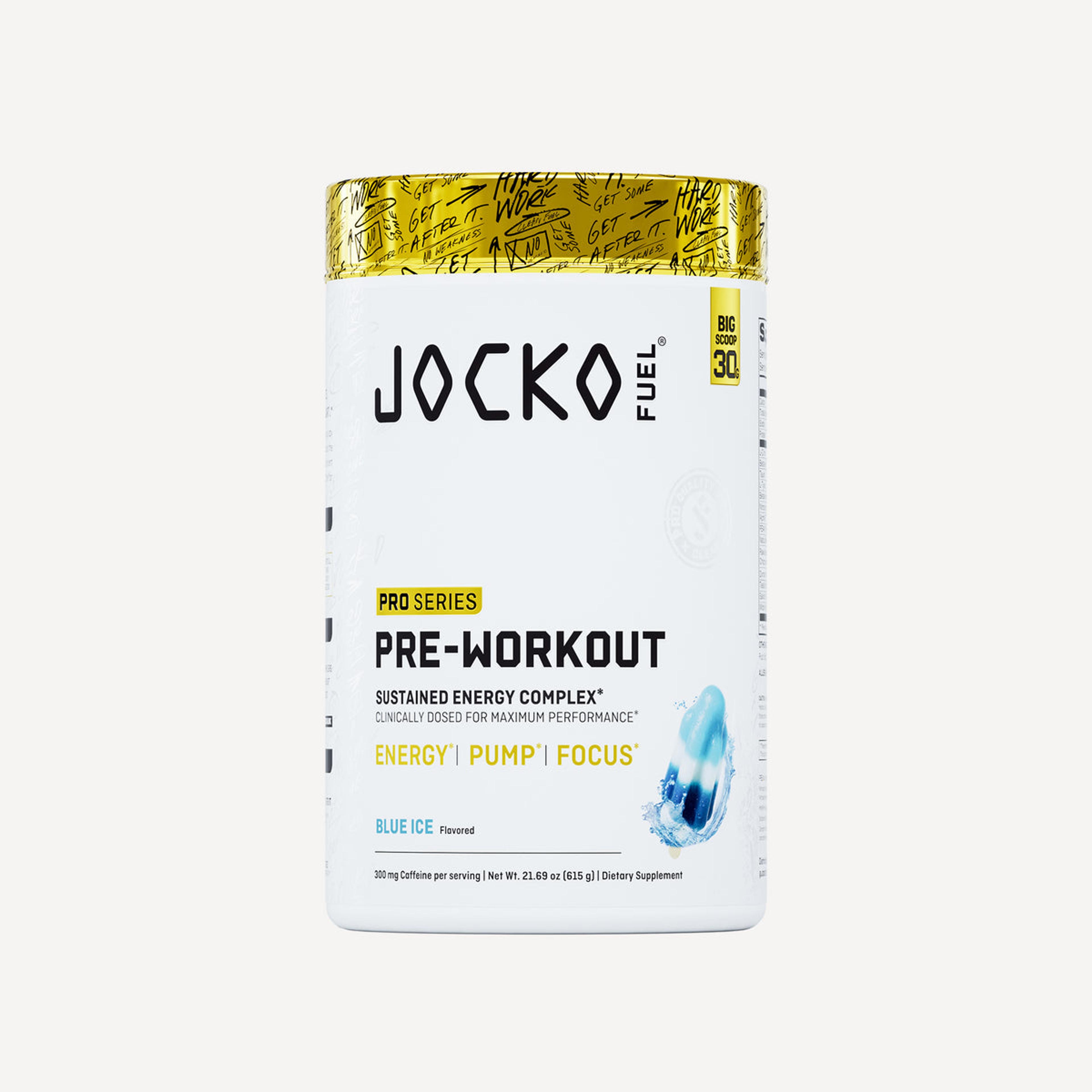 Product image for Jocko Fuel Pro Series Pre-Workout in Blue Ice