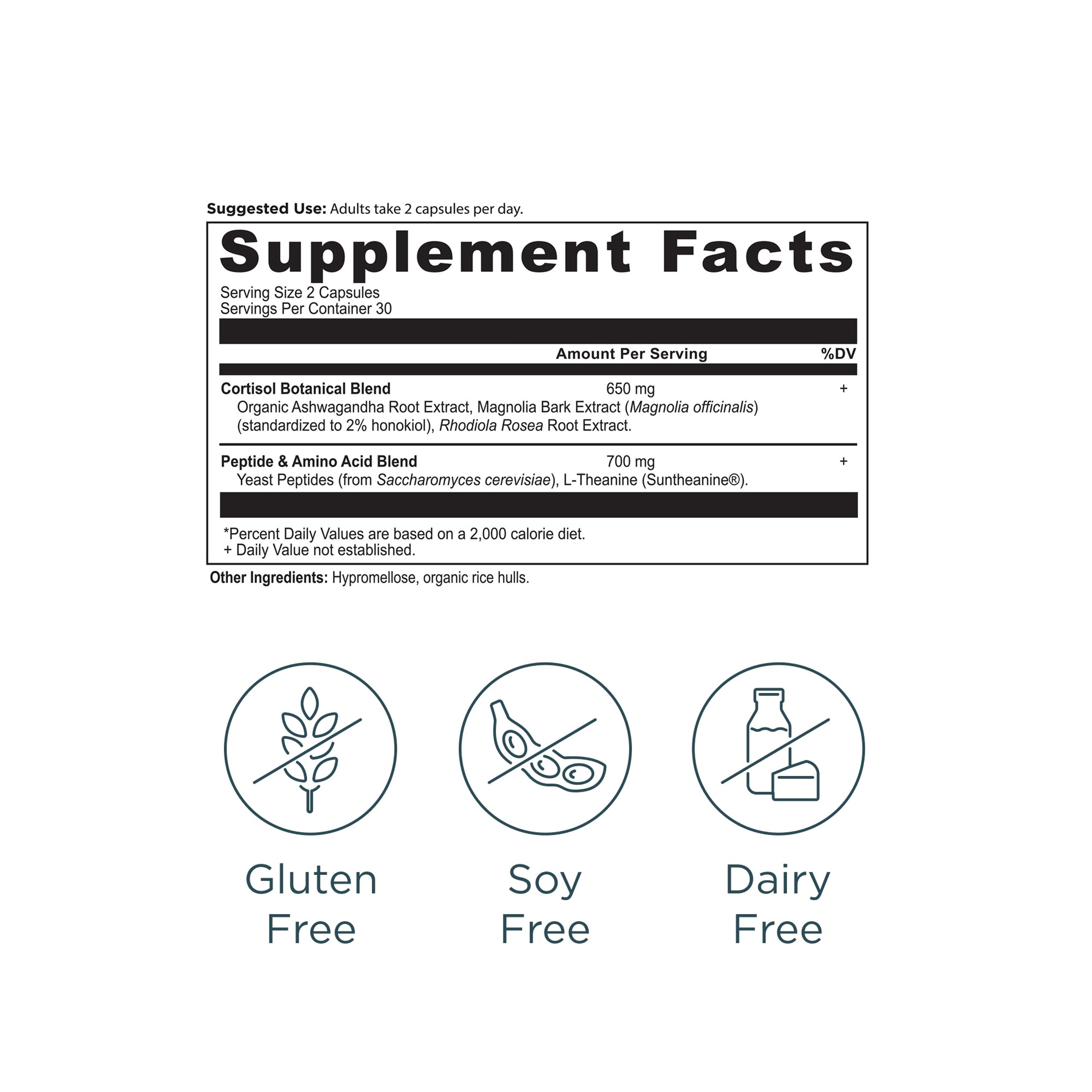 Ancient Nutrition Active Peptides Cortisol image 2