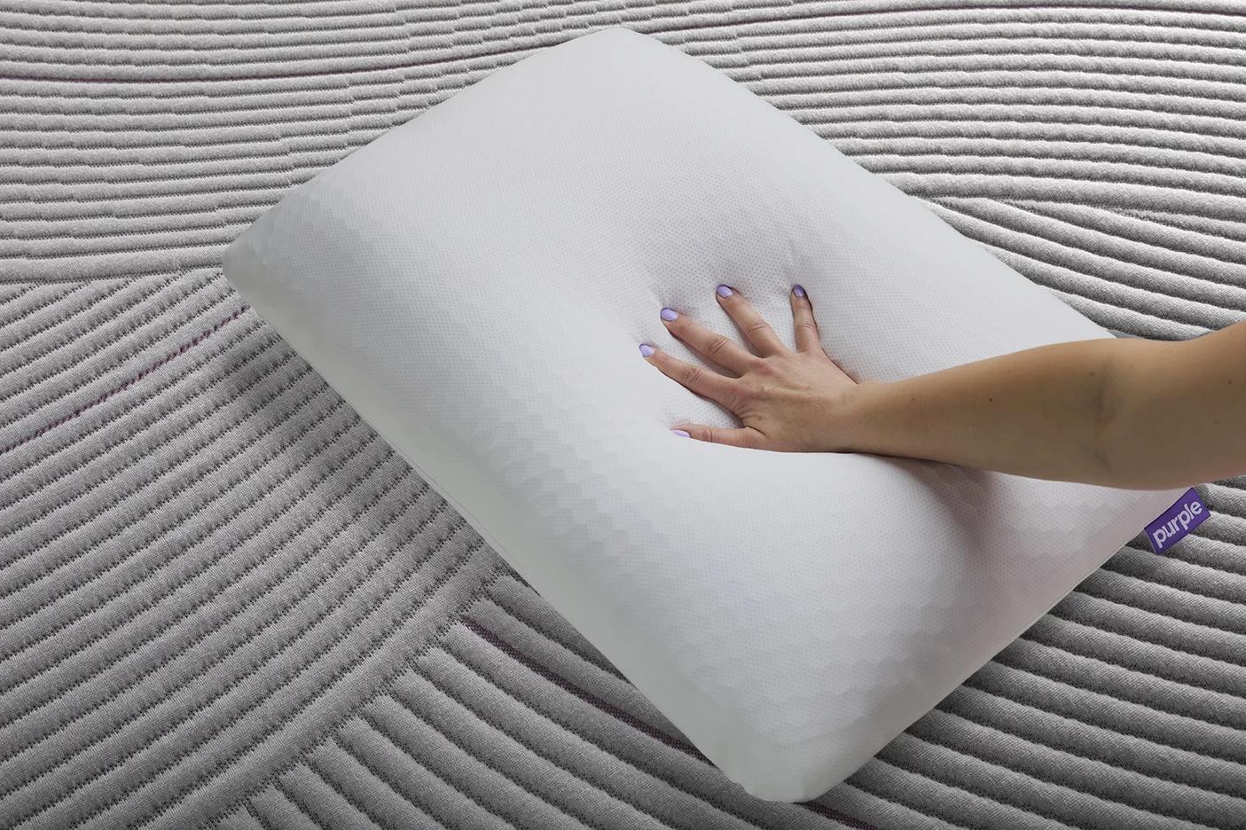 Purple GridCloud® Pillow, view 3