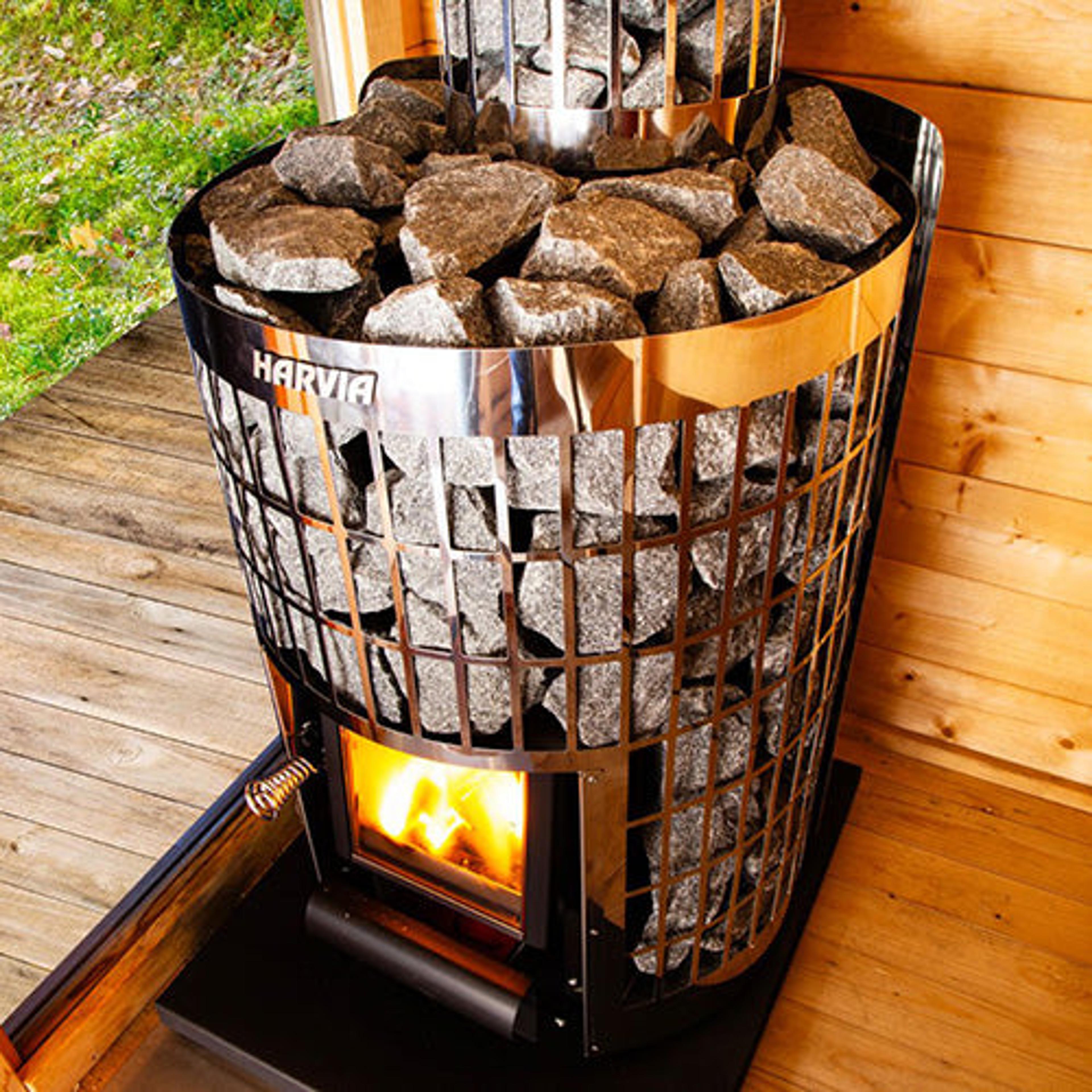 Harvia Cilindro 16 16kW Wood-Burning Sauna Stove image 3