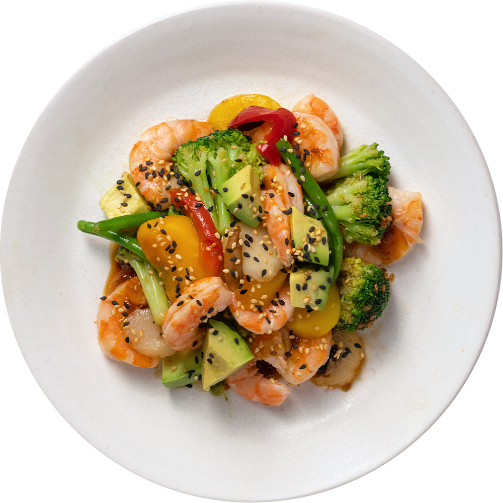 Kung Pao Shrimp Stir Fry