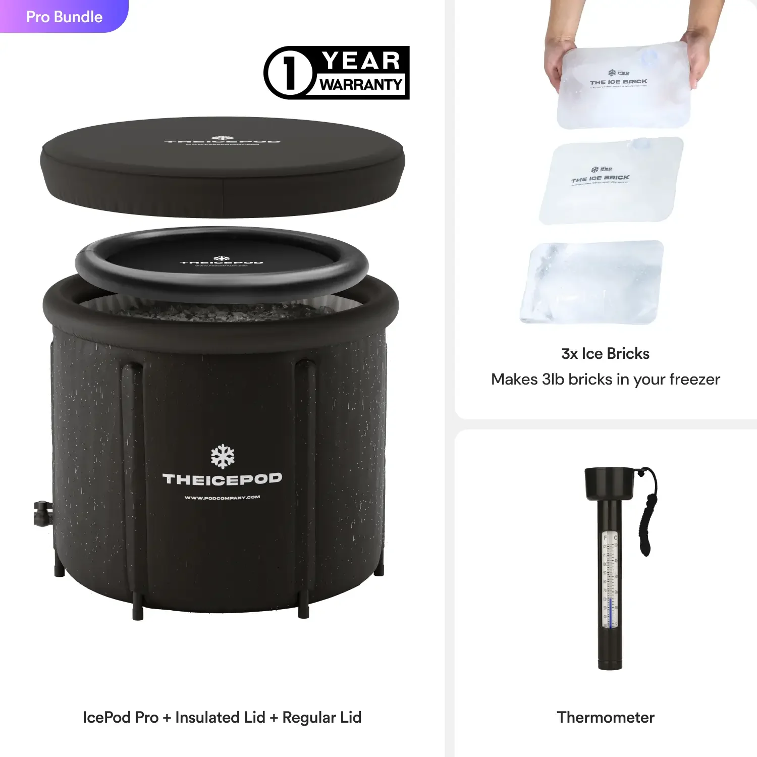 カルピス358　【未使用品】AL MERRIC THE POD The Pod Company The Ice Pod - Pro Bundle - HSA/FSA Eligible | Truemed