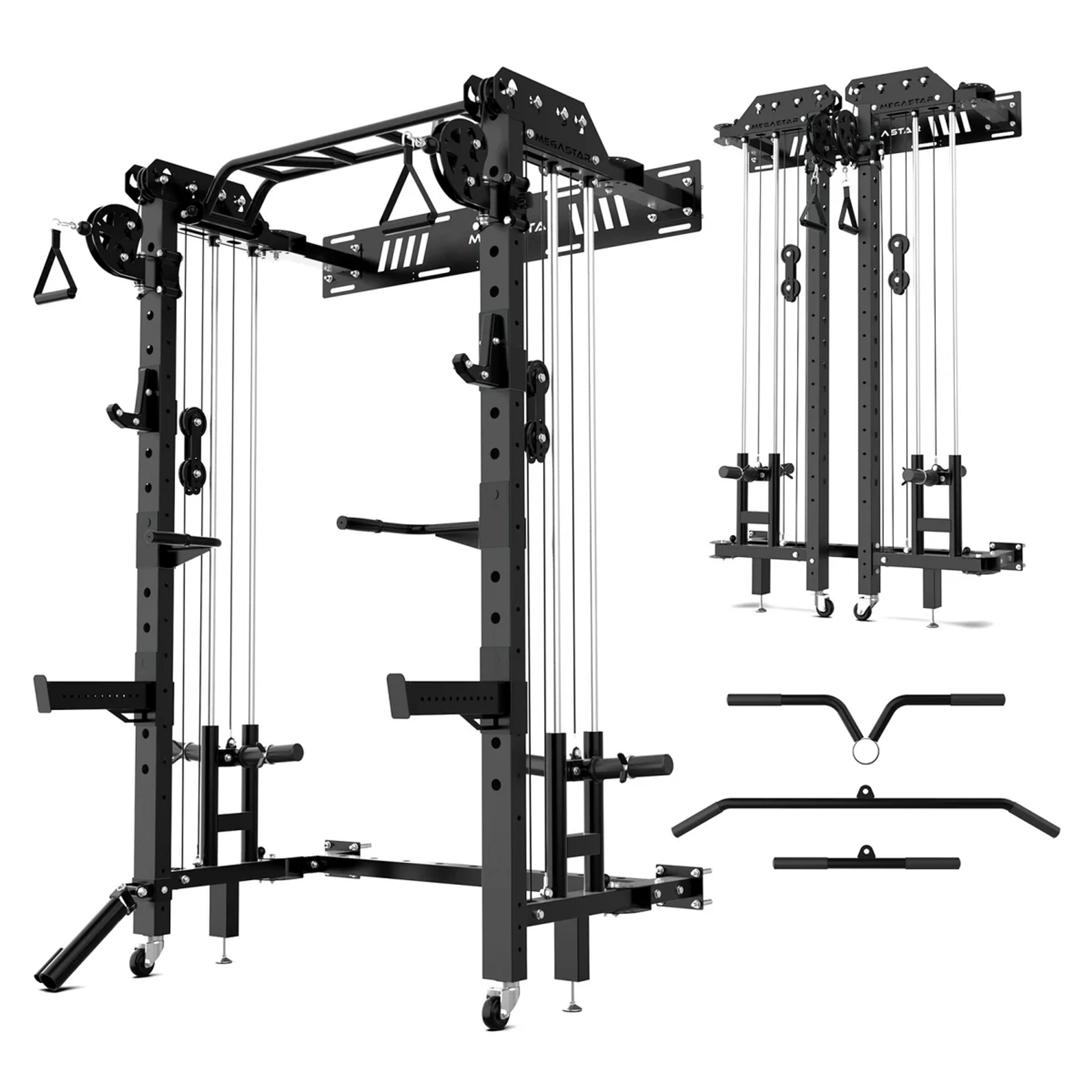 Product image for Wall-Mount Folding Power Rack | FR67 in Black