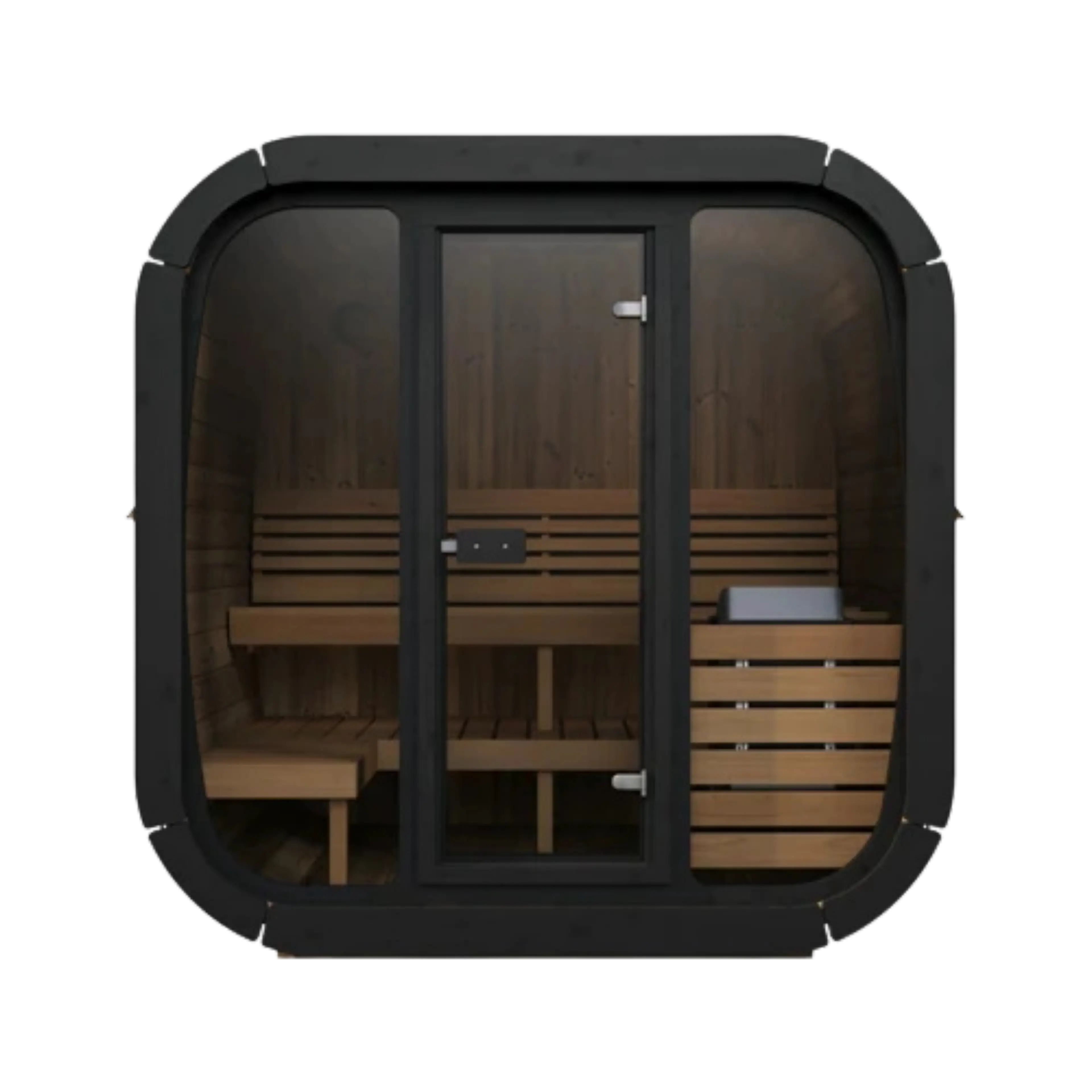 SaunaLife Cube CL5G Luxury 4 Person Outdoor Sauna