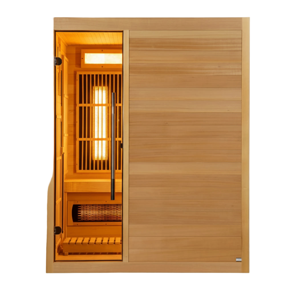 Golden Designs Soria 3-person hybrid indoor sauna exterior