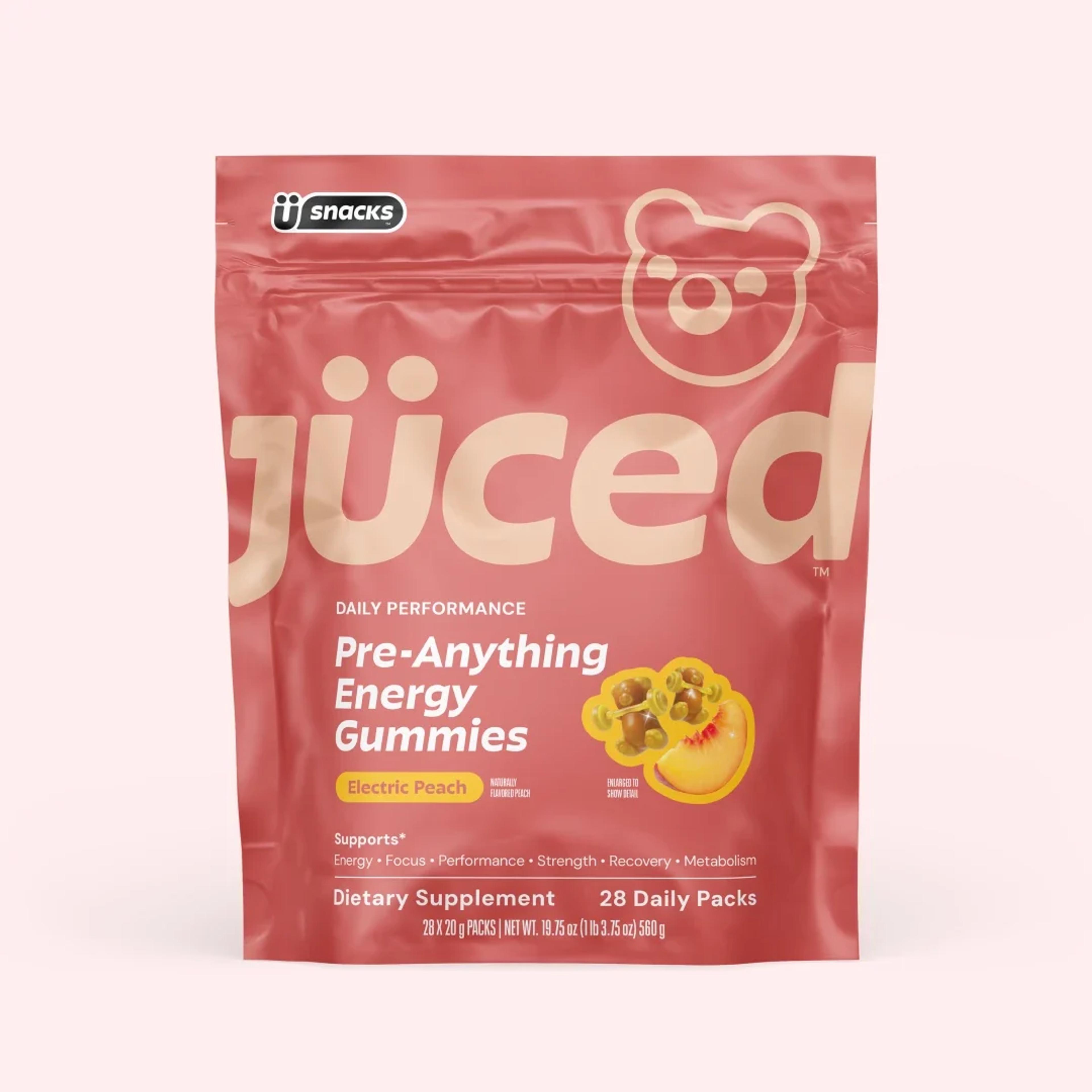Jüced Pre-Anything Energy Gummies