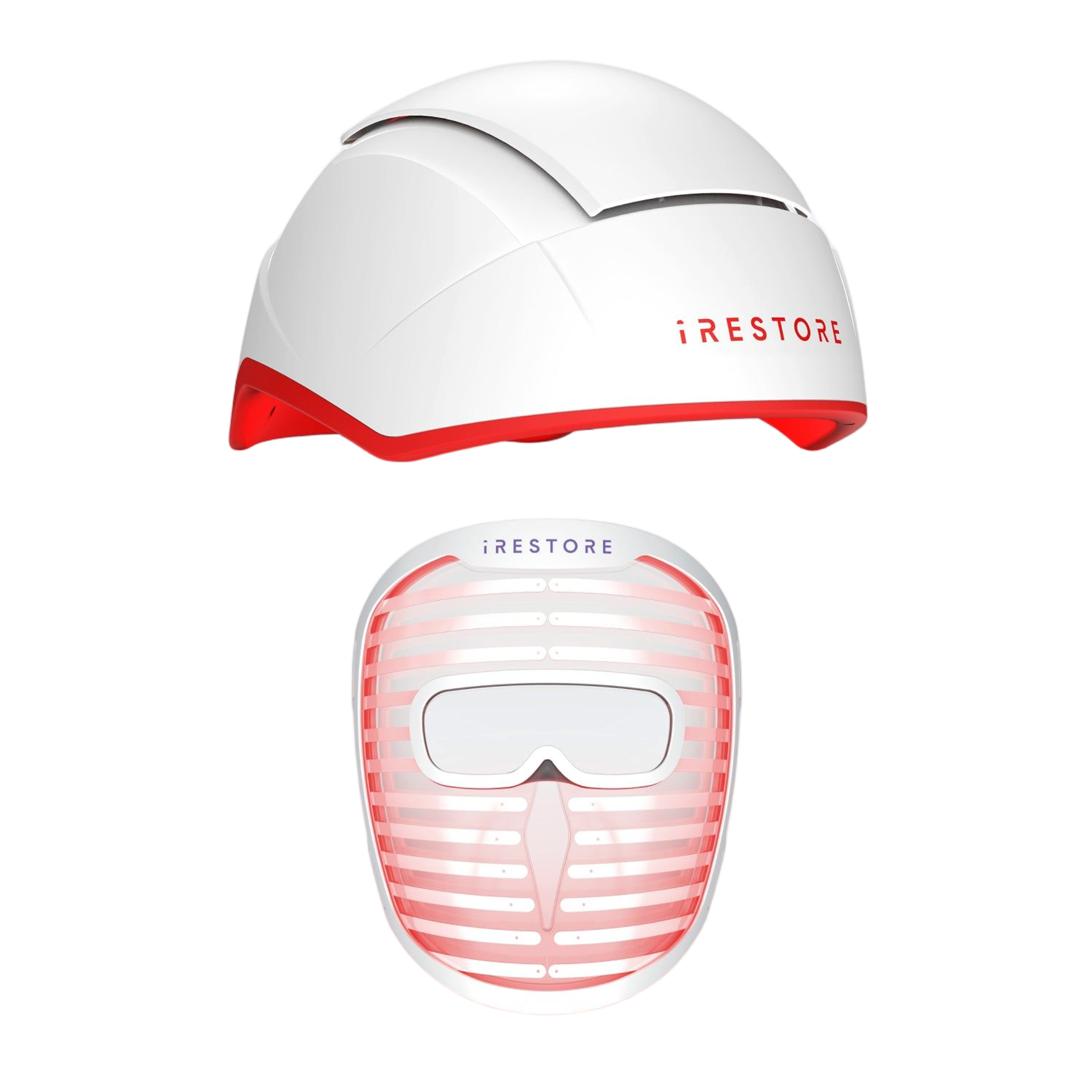 iRESTORE Pro laser cap and Illumina face mask bundle