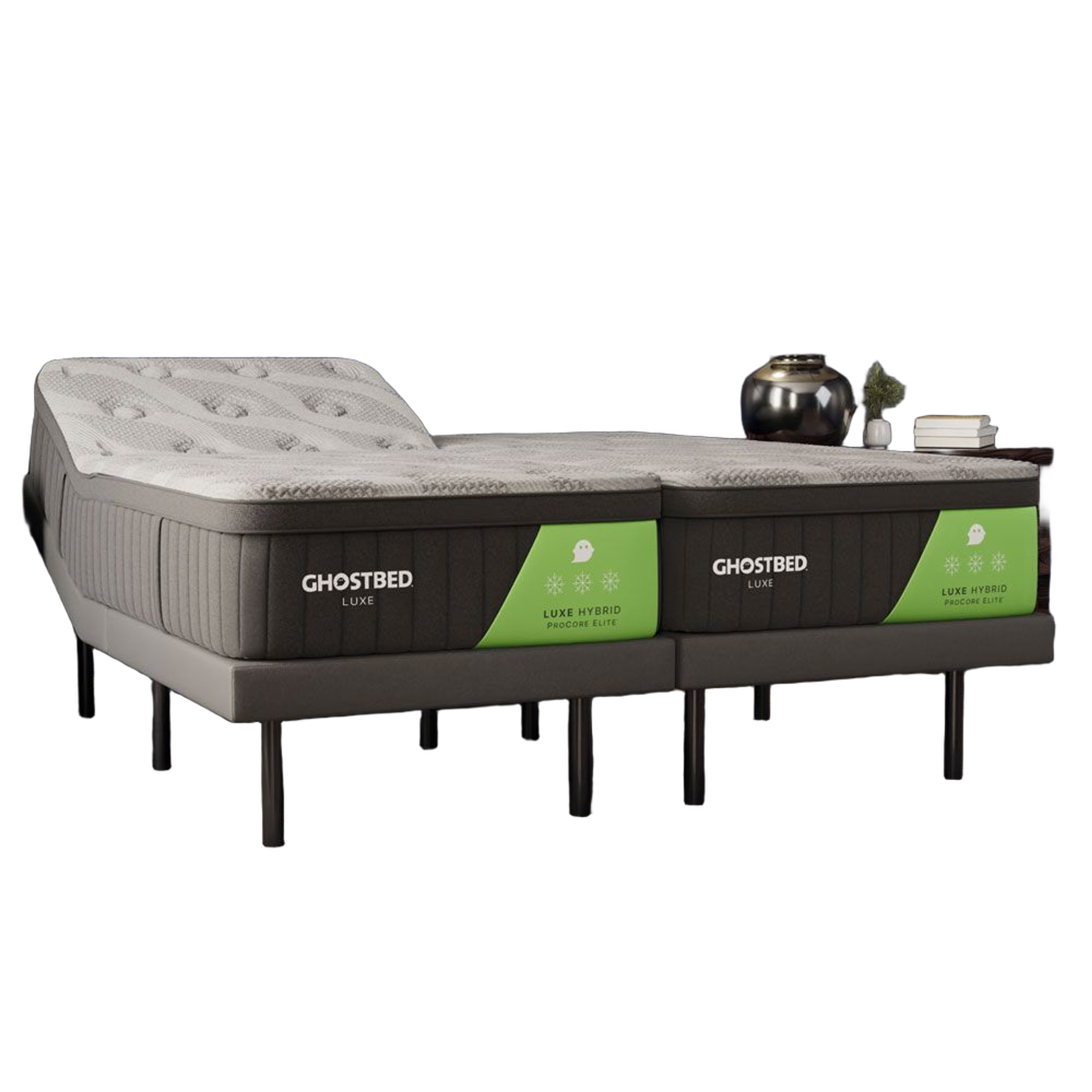 GhostBed Split King Adjustable Set
