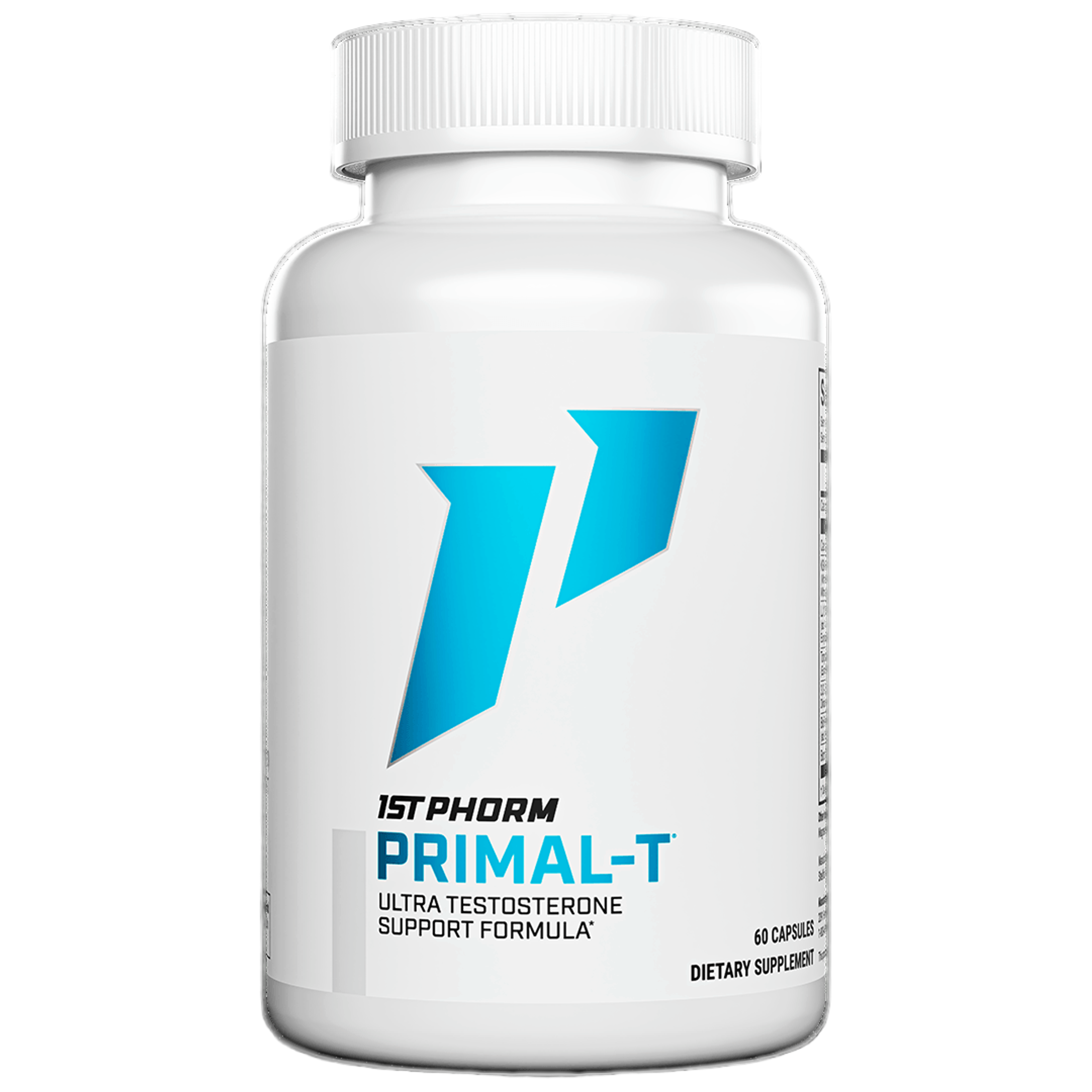 Bottle render of 1st Phorm Primal-T supplement