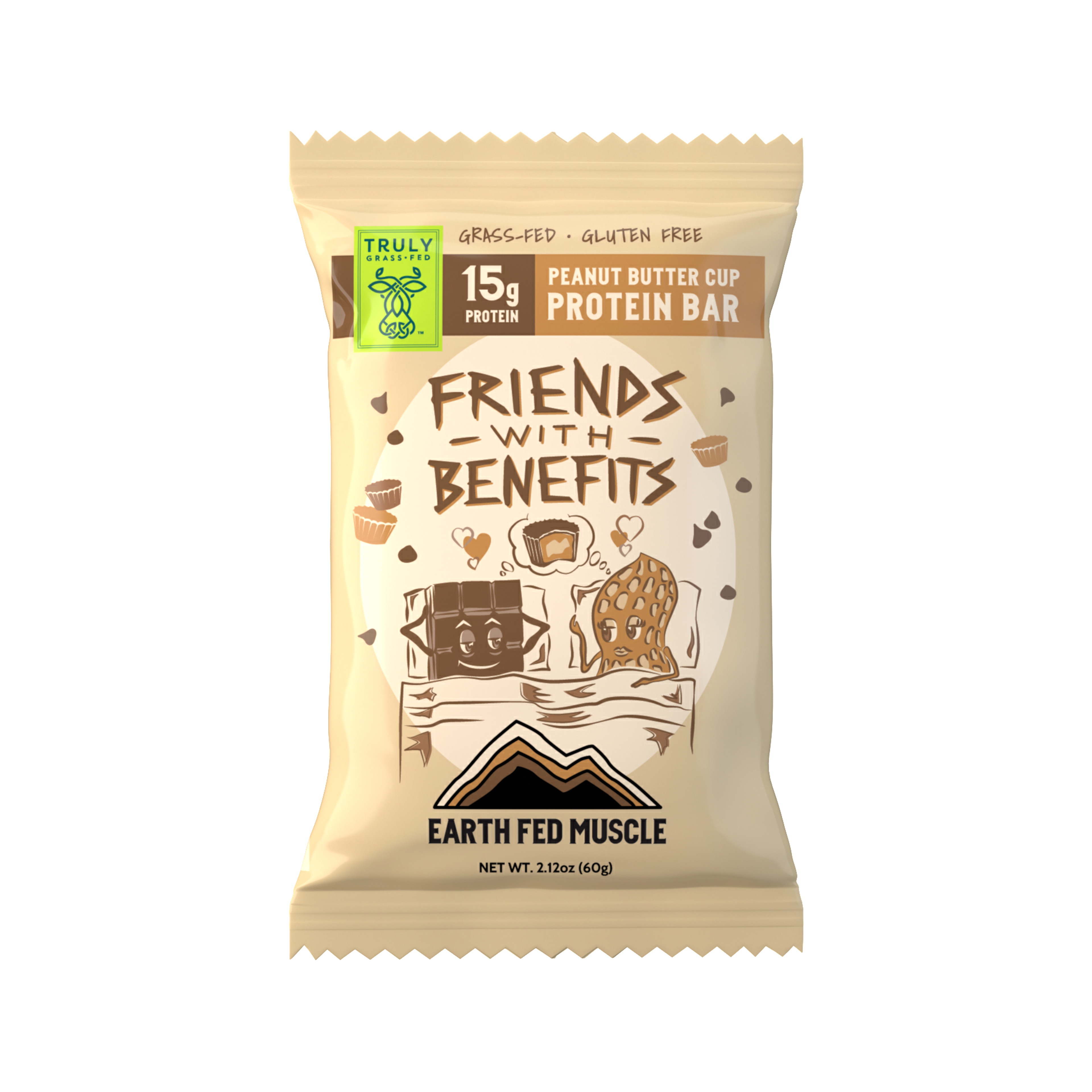 Chocolate peanut butter protein bar unwrapped from packaging