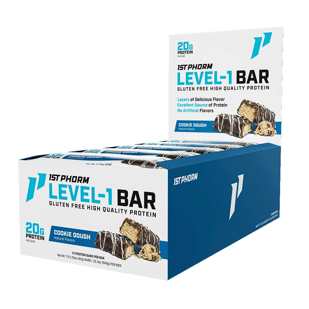 Level-1 Bar (15ct) in Choco Chip Cookie Dough