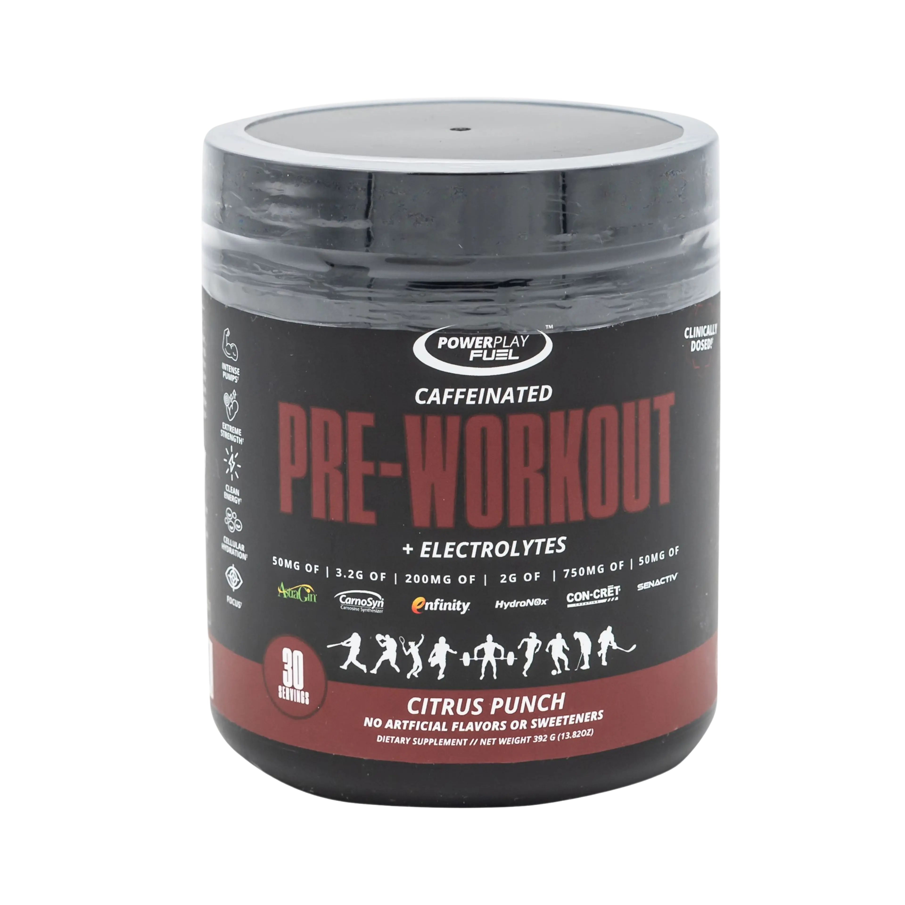 CAFFEINATED PRE WORKOUT CITRUS PUNCH