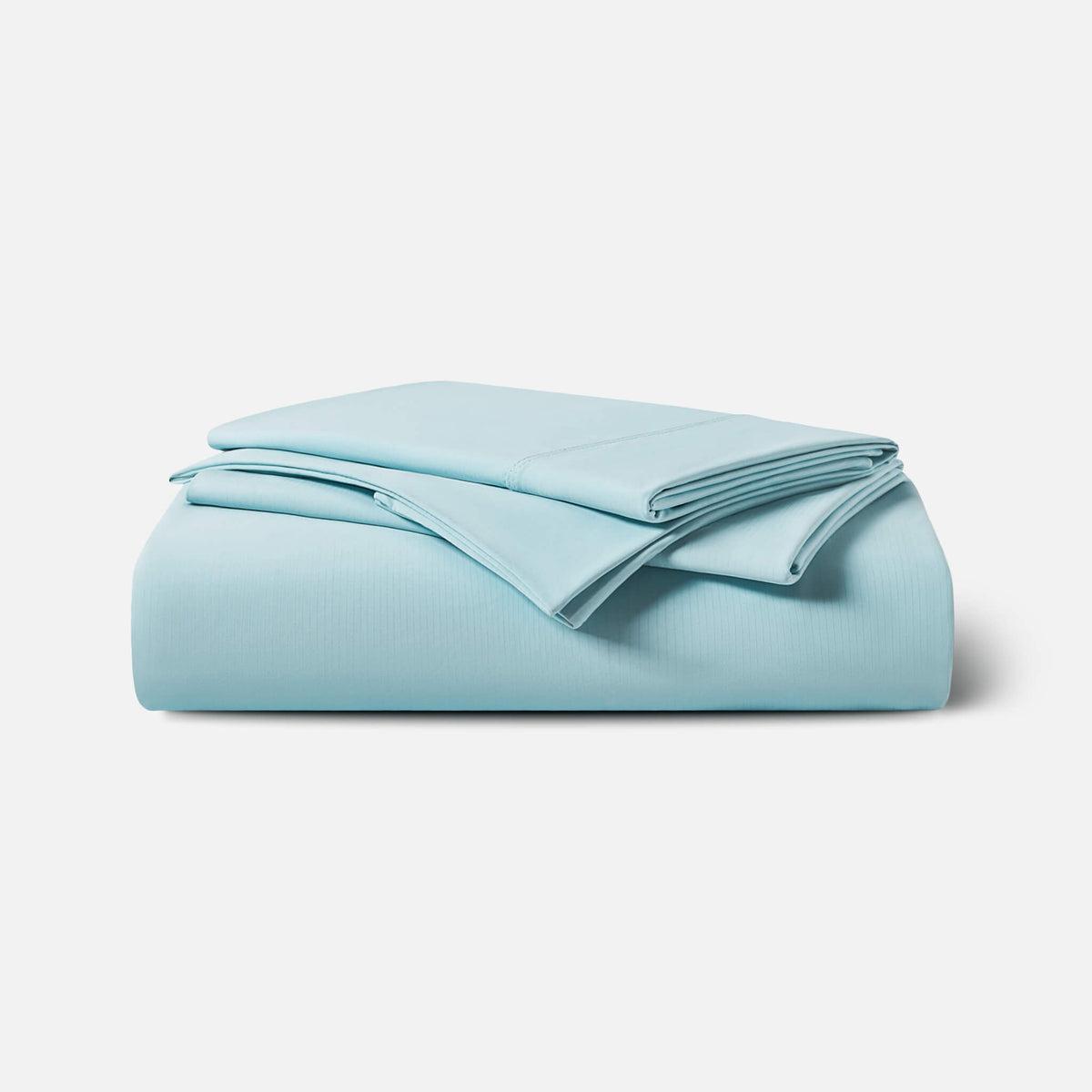Evercool®+ Cooling Sheet Set in Aqua Blue