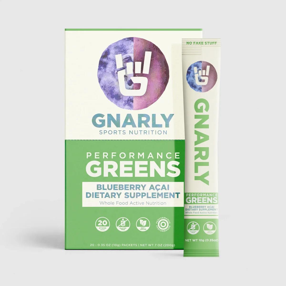 Gnarly Performance Greens - Blueberry Acai / Bag (30 Servings)
