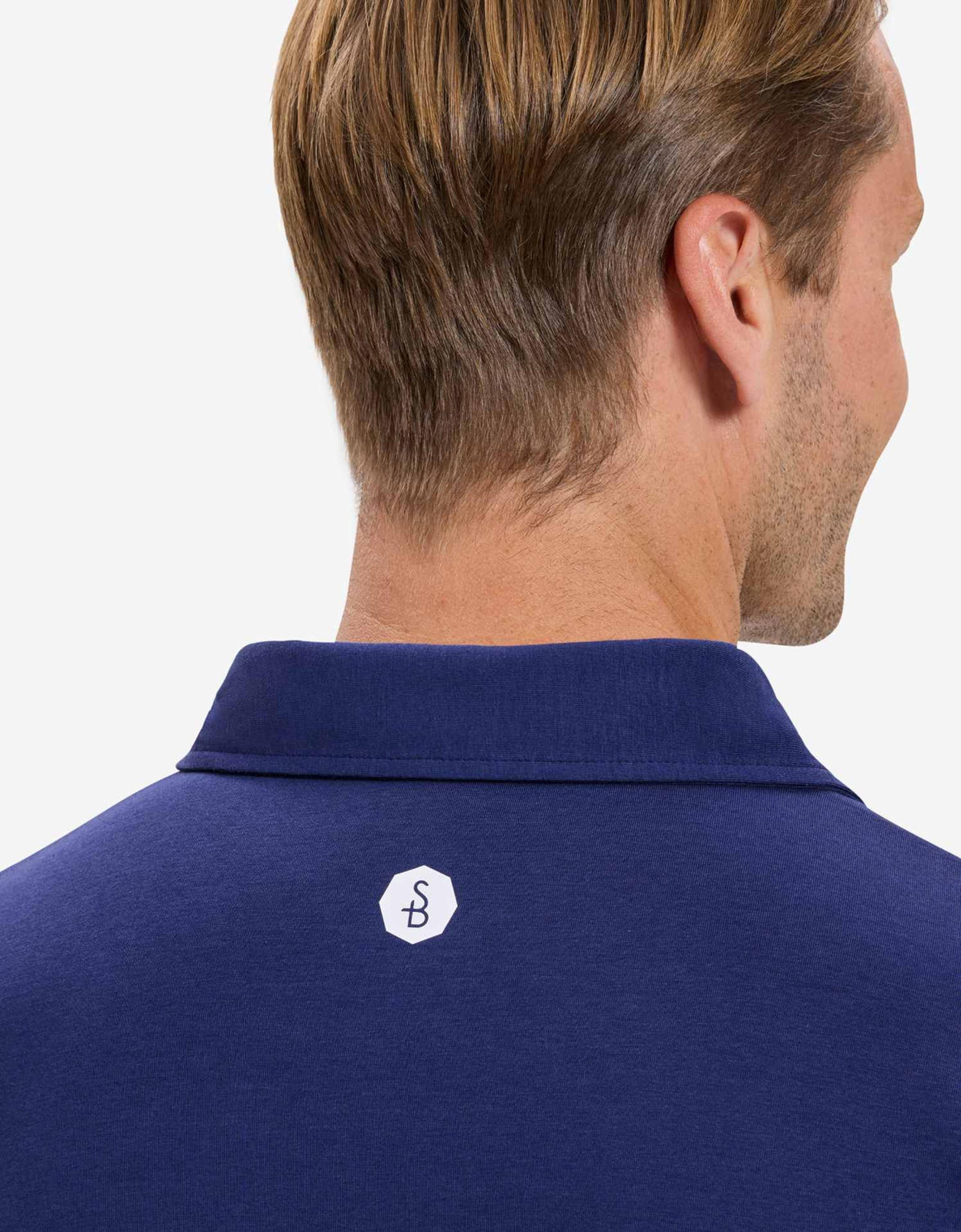 Long Sleeve Polo Shirt UPF 50+ in Navy