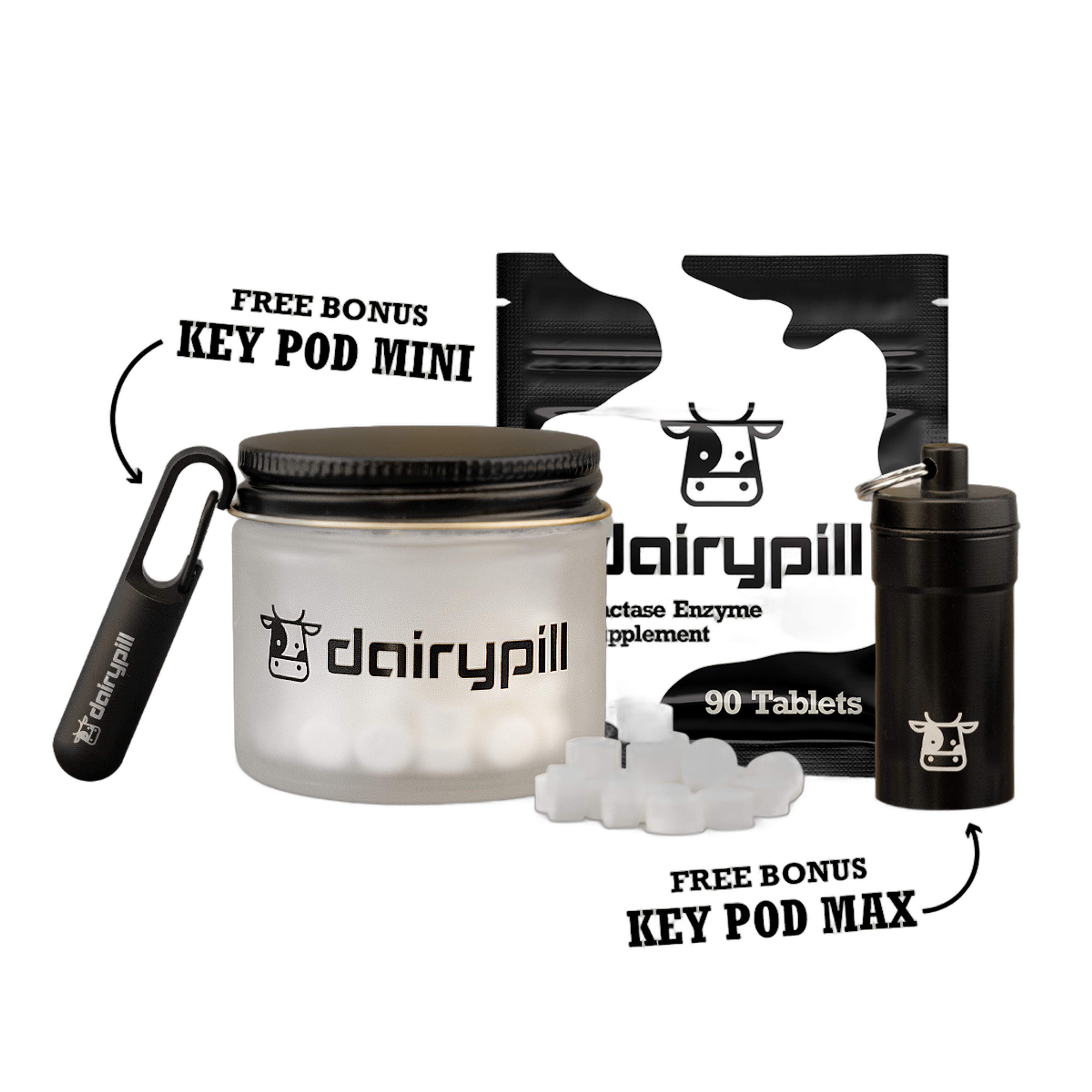 'No Gassy Days' Starter Kit - Black / 90 pills