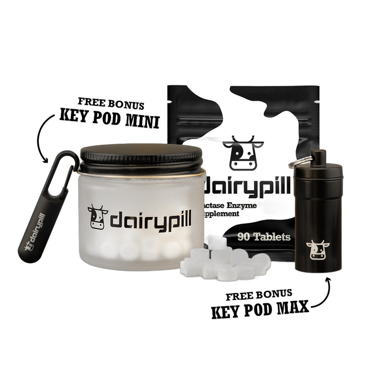 'No Gassy Days' Starter Kit - Black / 90 pills