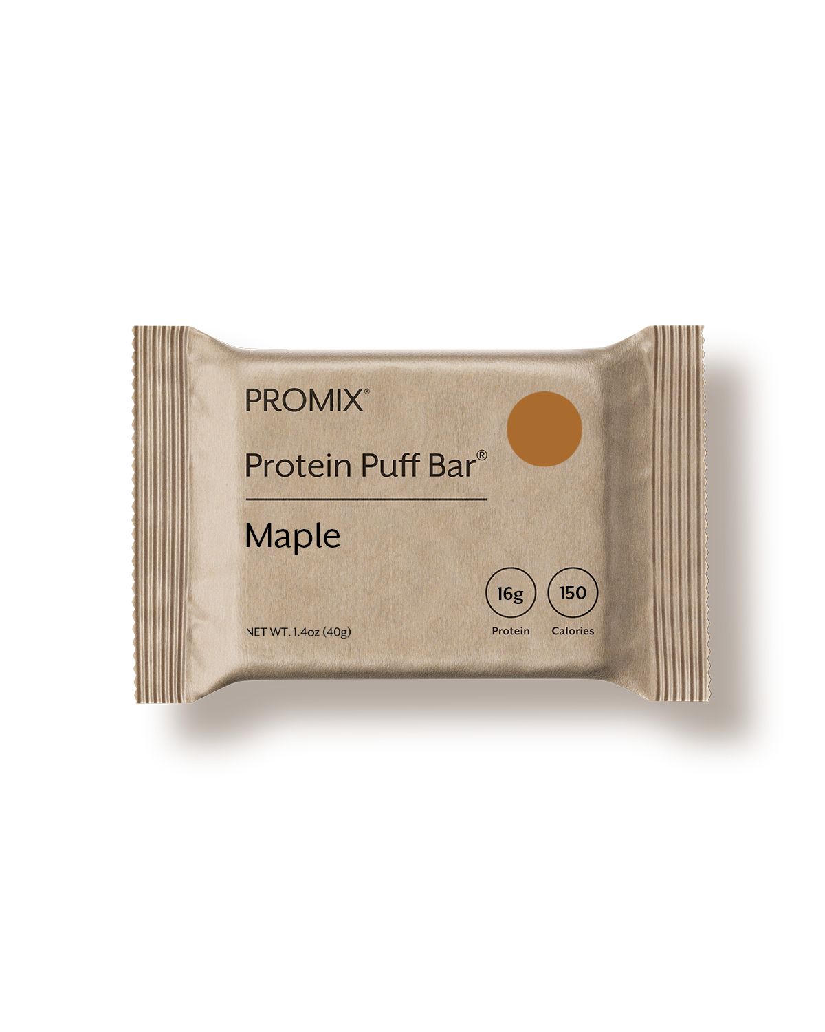 Box of Promix Maple Whey Protein Puff Bars