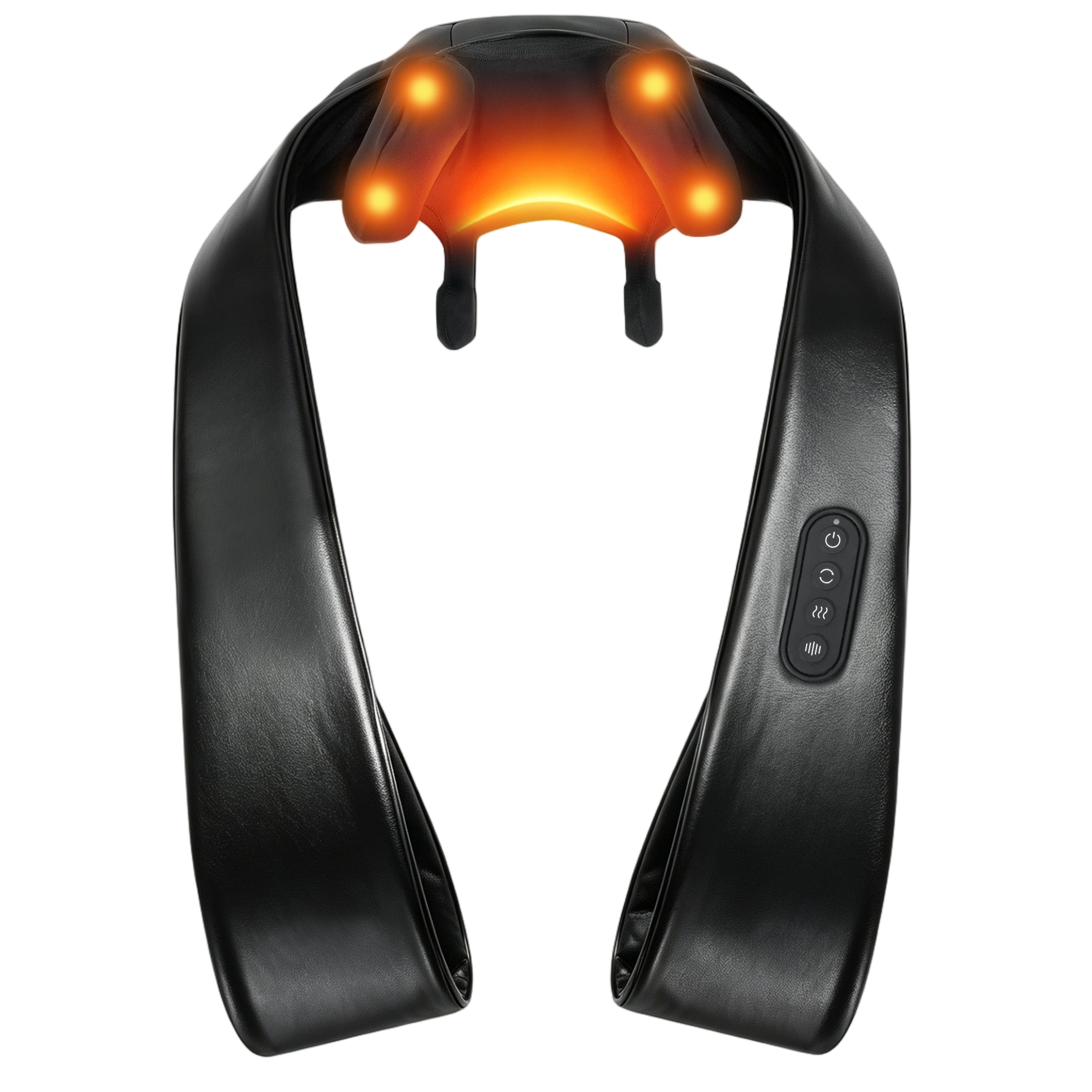 MOUNTRAX Cordless Neck & Shoulder Massager with Heat (Extended Strap)