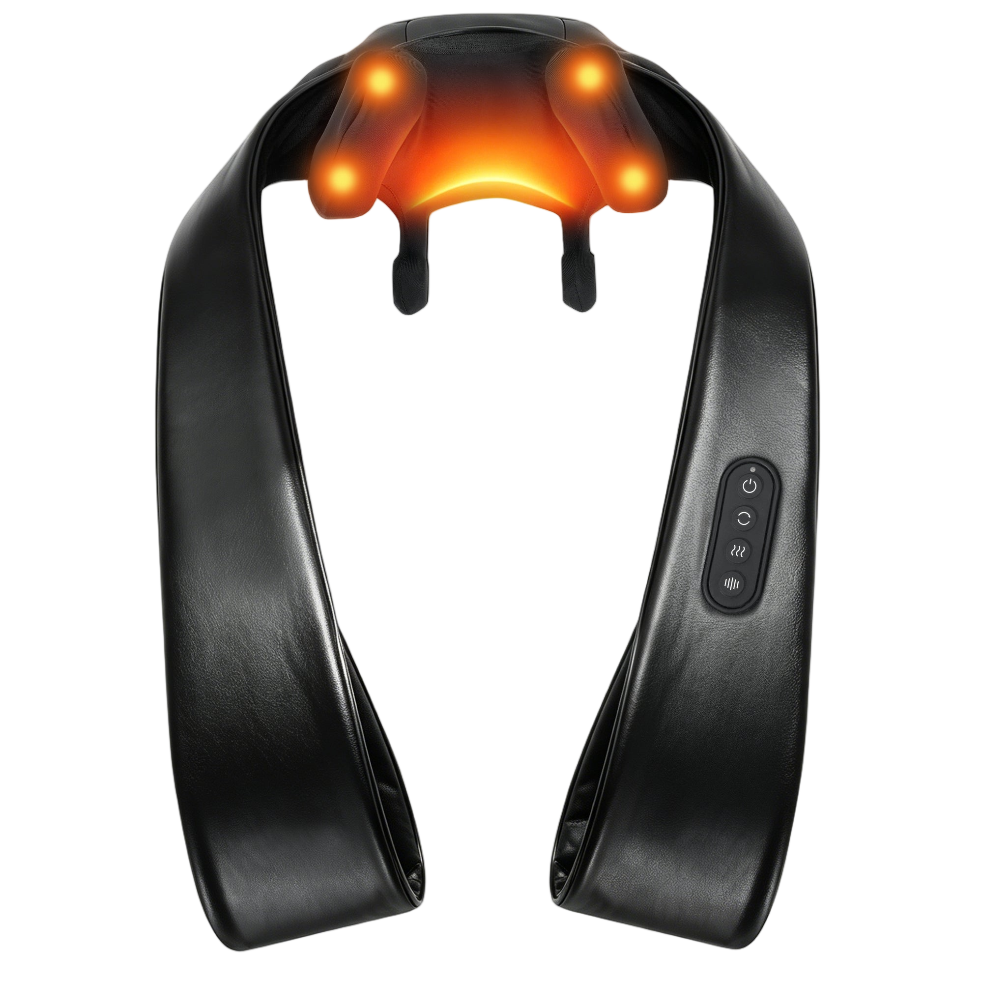 MOUNTRAX Cordless Neck & Shoulder Massager with Heat (Extended Strap)