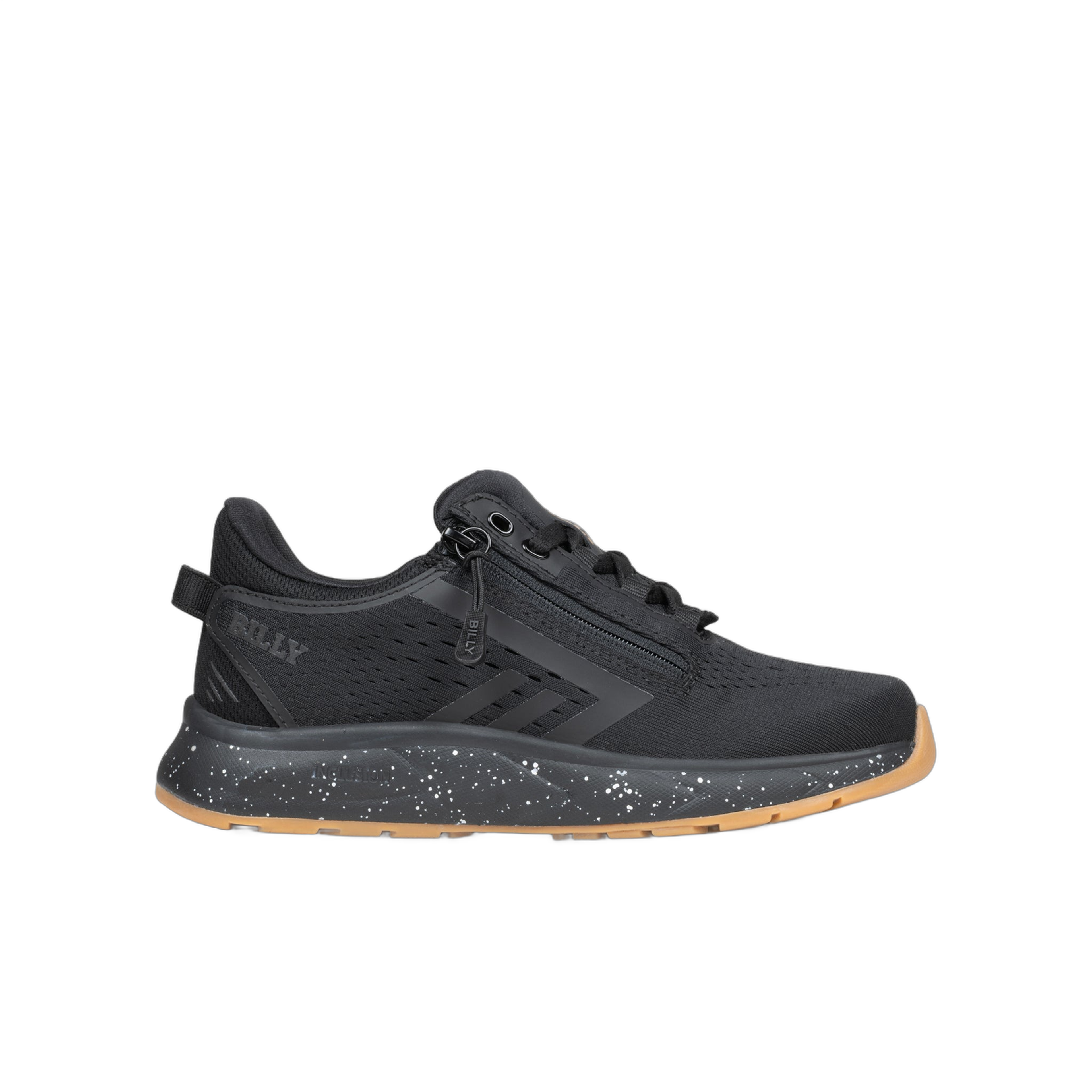 Black/Black/Gum BILLY Sport Inclusion DZ1 Zipper Shoes