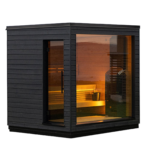 SaunaLife Garden G6 Luxury Outdoor Home Sauna | 5 Person Sauna, Pre-Assembled