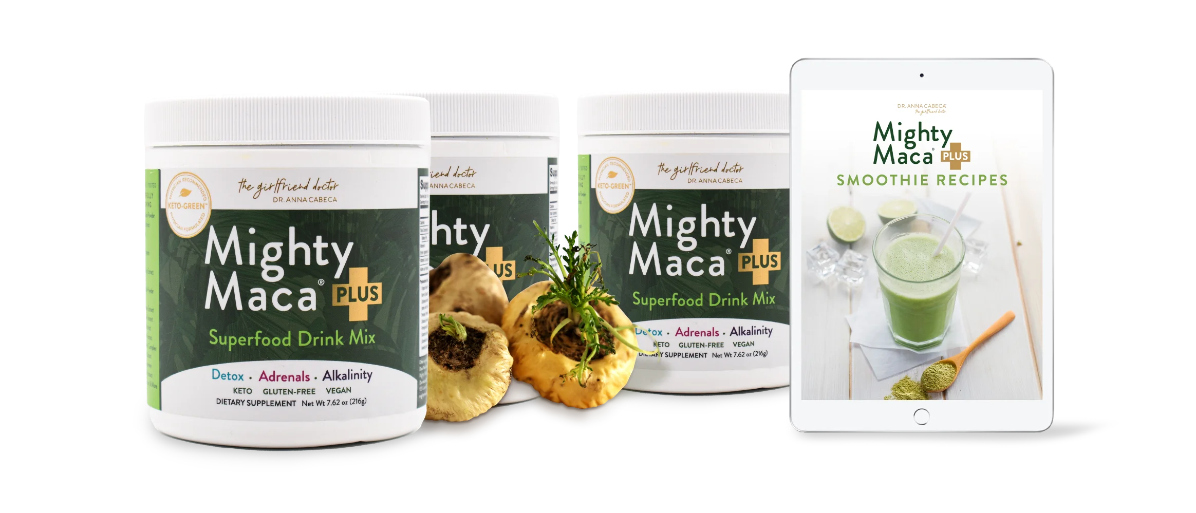 Dr Anna Cabeca, The Girlfriend Doctor Mighty Maca Plus Greens