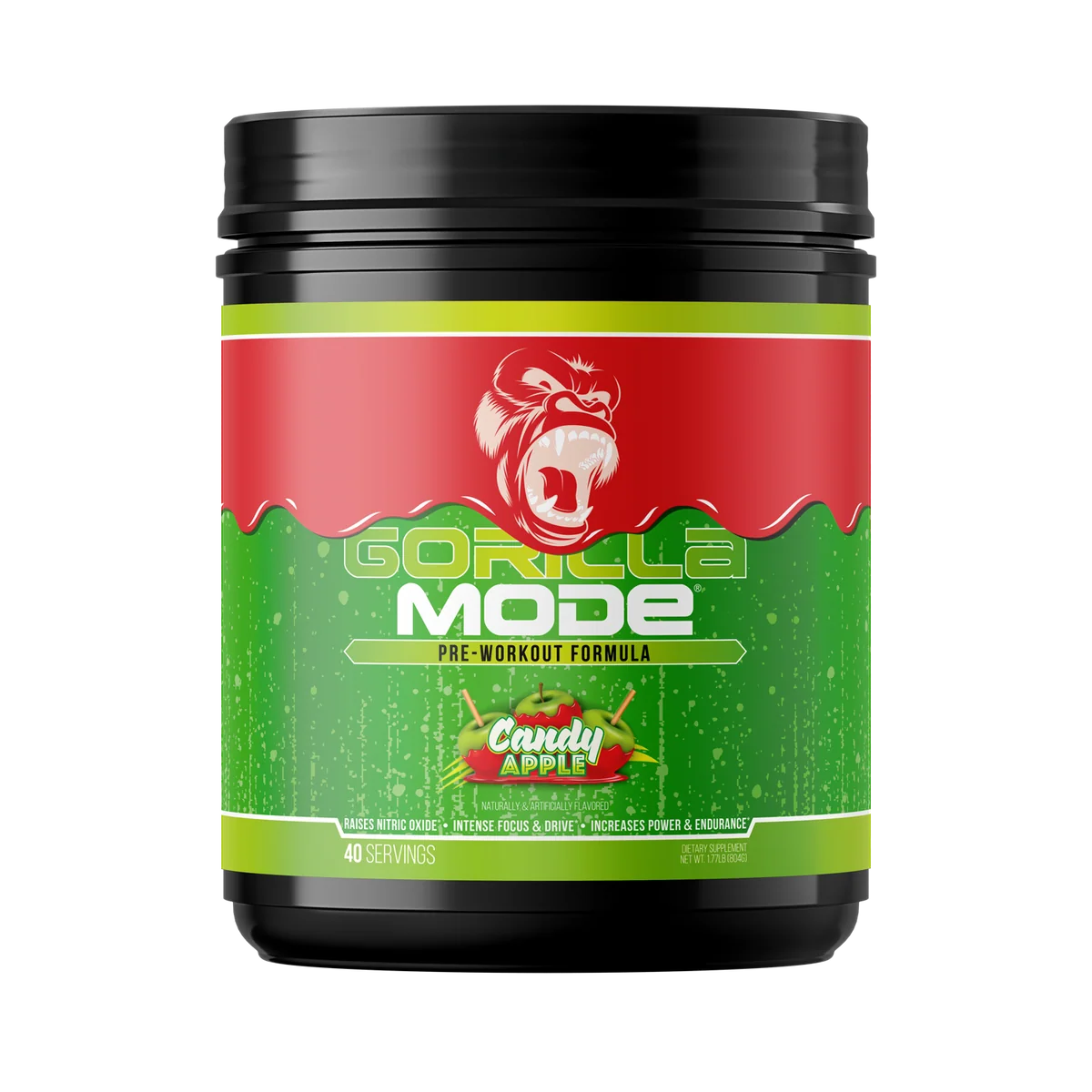 Product image for Gorilla Mode Pre-Workout in Candy Apple