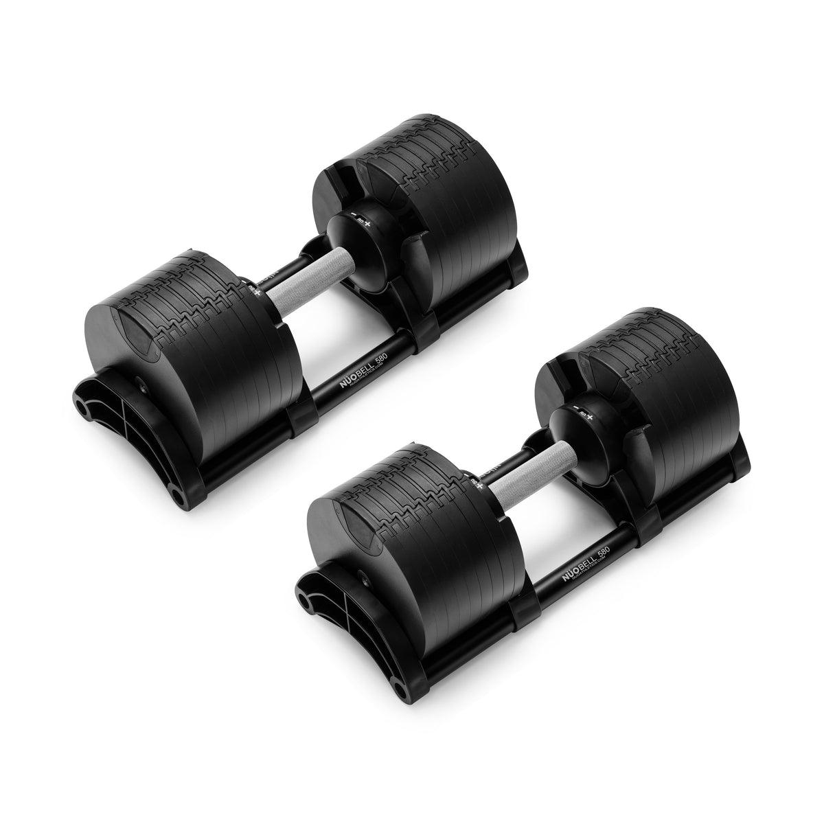 Product image for NÜOBELL Adjustable Dumbbells in Standard (Chrome)