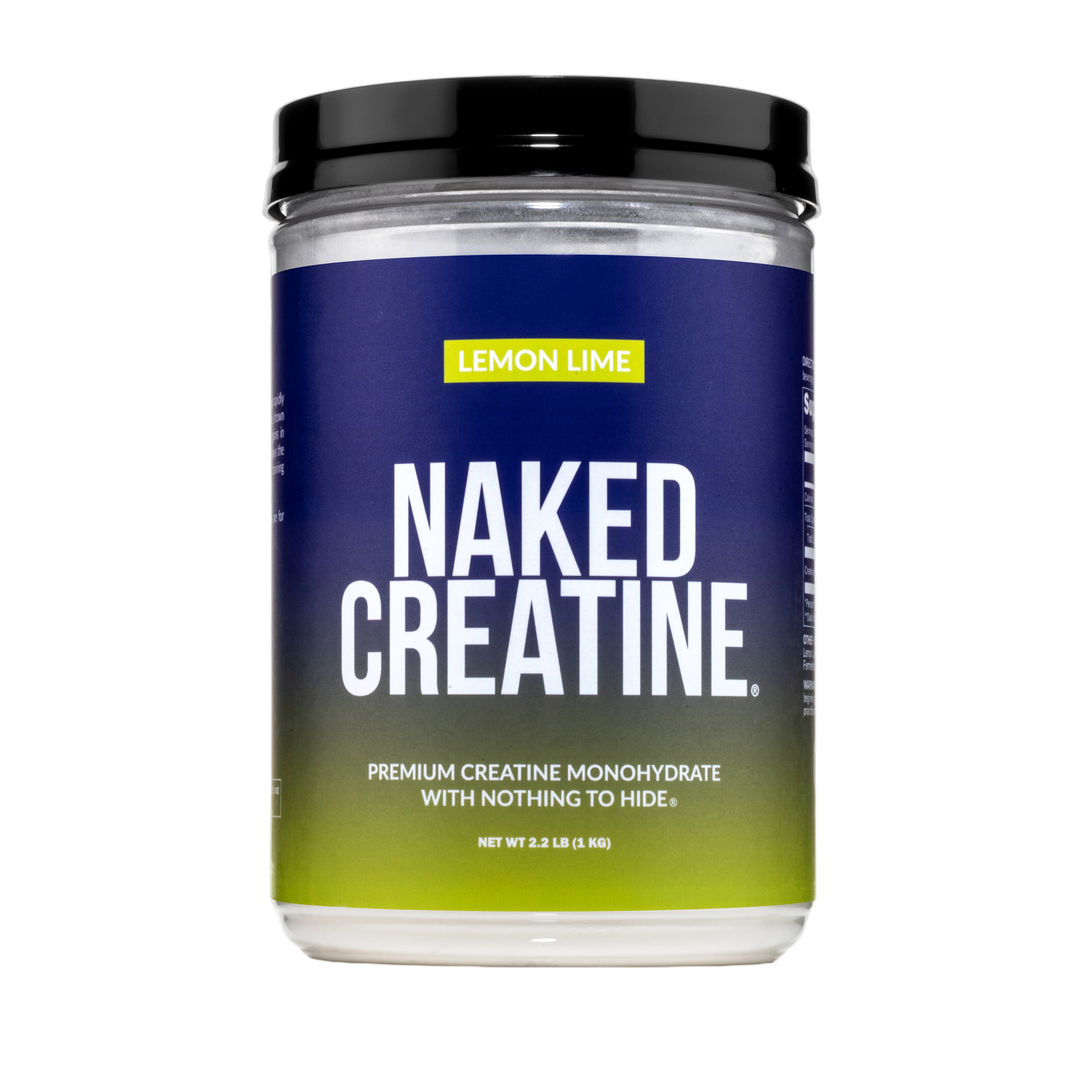 Bag of Lemon Lime Creatine Monohydrate Powder, 2.2lb
