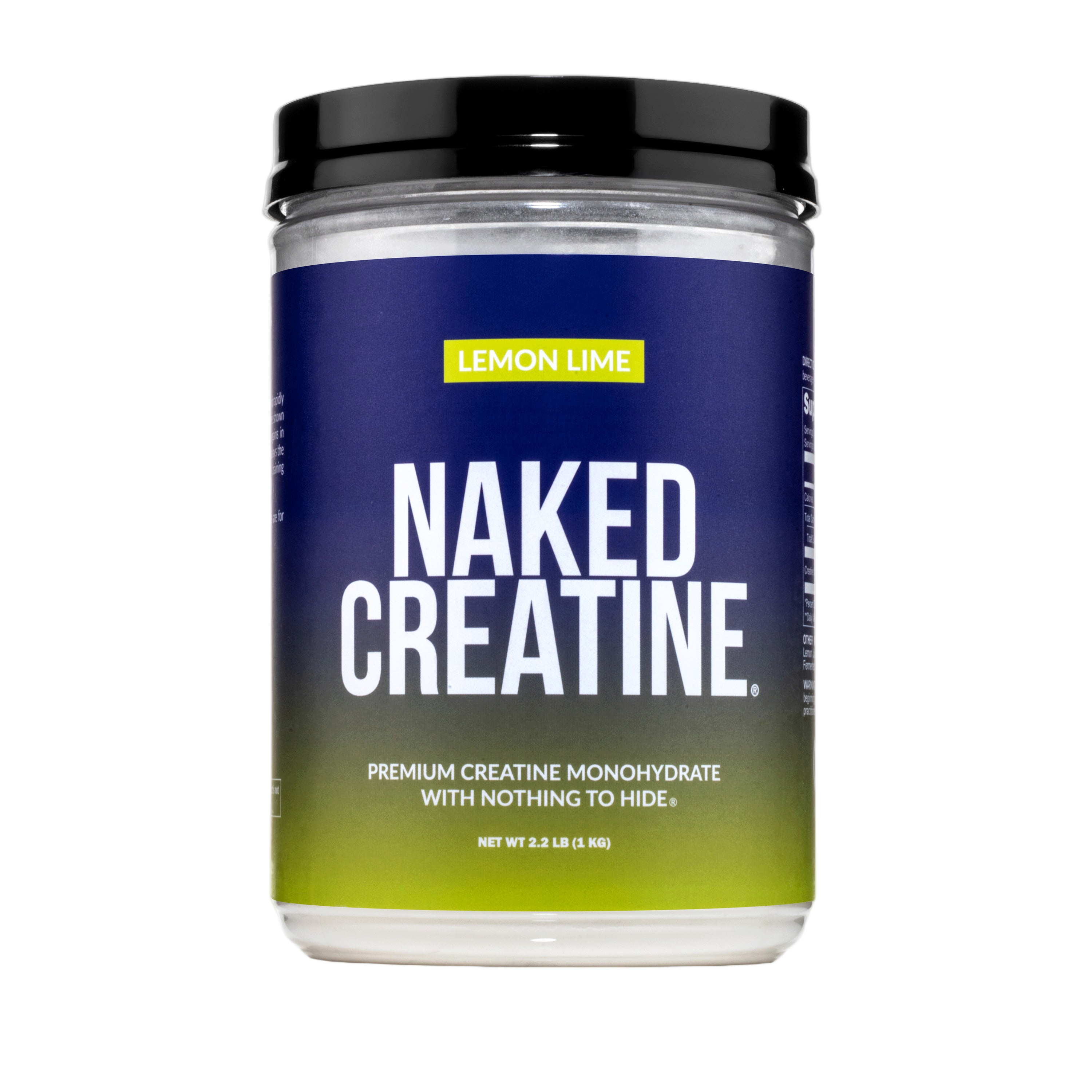 Bag of Lemon Lime Creatine Monohydrate Powder, 2.2lb