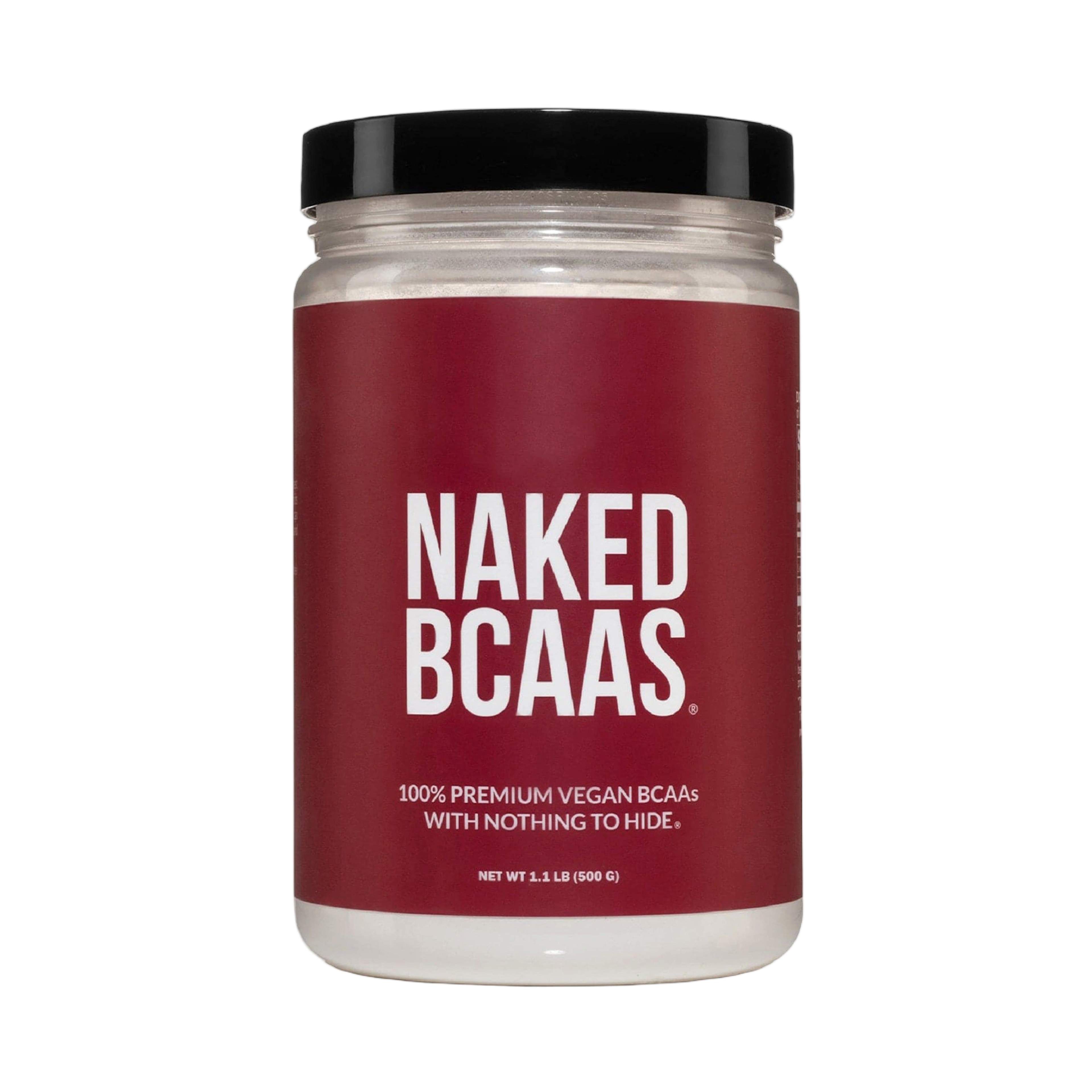 Container of Naked BCAAs unflavored powder