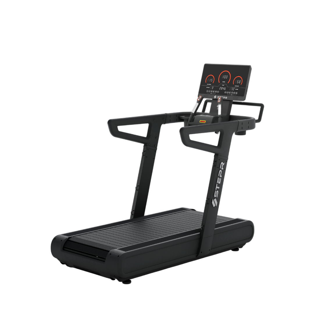 Side view of STEPR All-In Tread XL treadmill