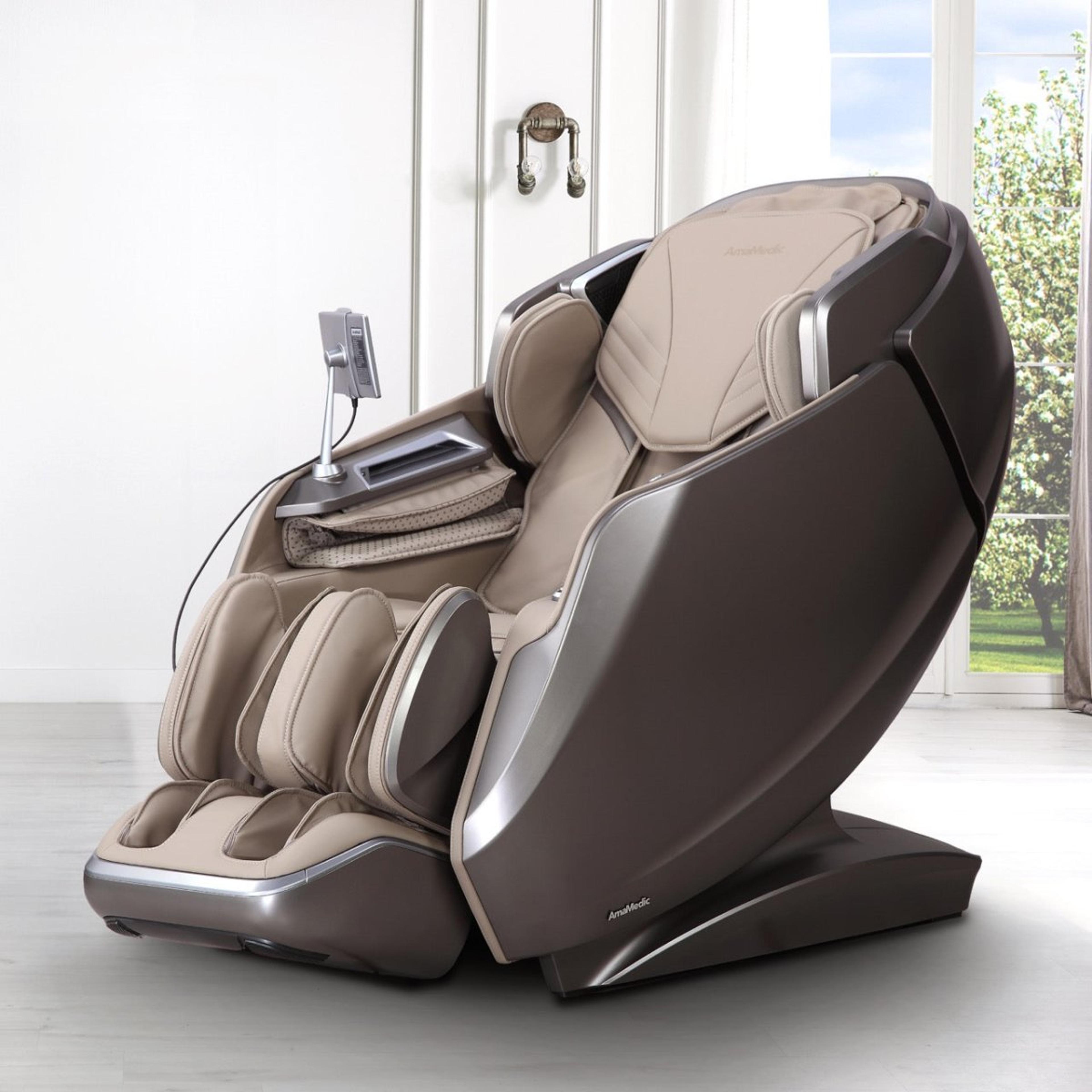 AmaMedic Ai Revive 4D Massage Chair in Brown