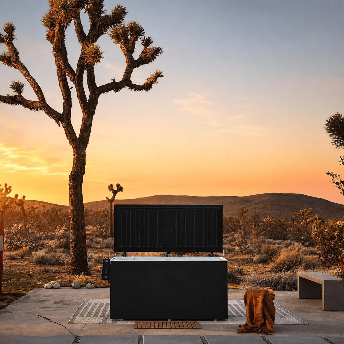 Product image for Fire Cold Plunge All-In-One in Matte black