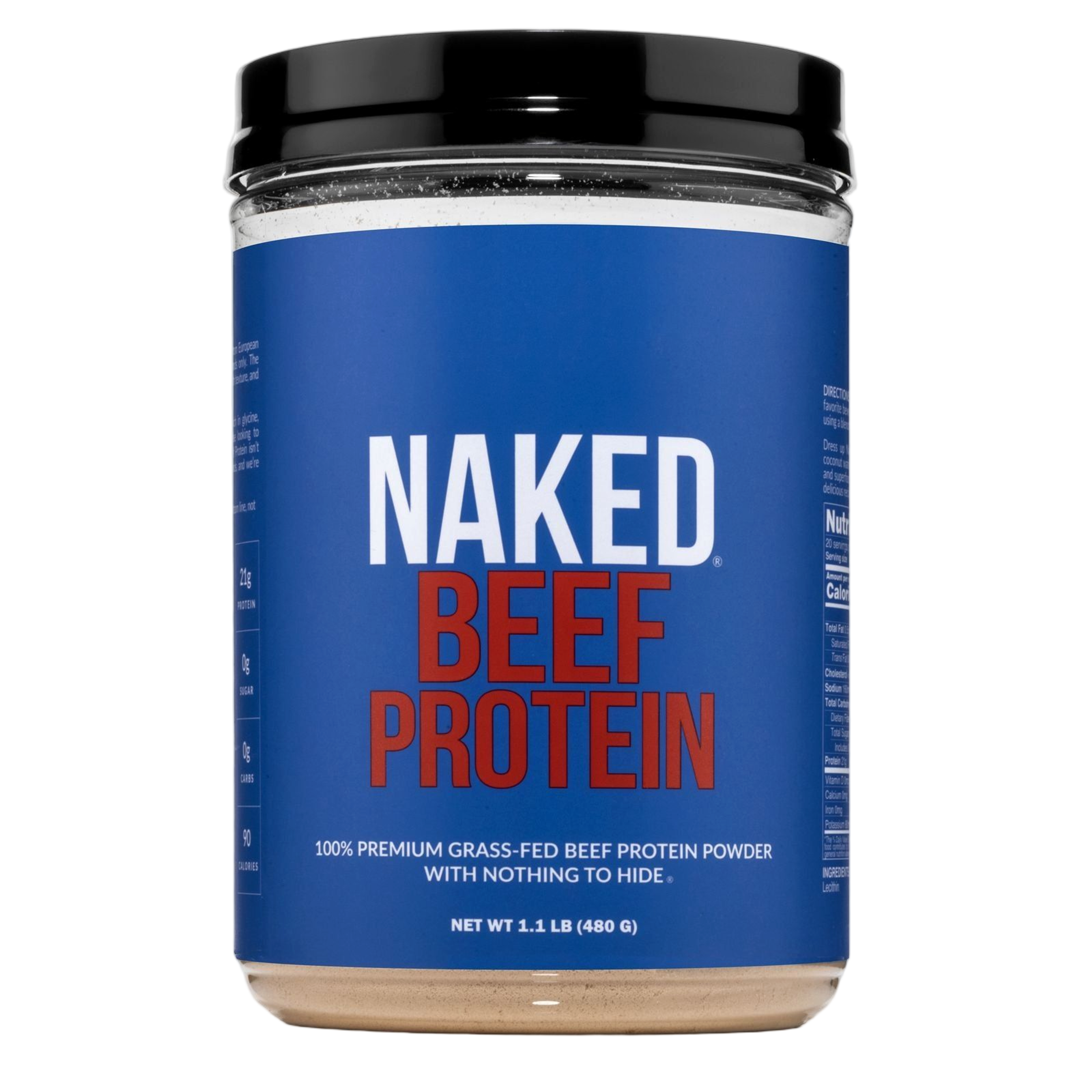 Bag of Naked Beef Protein powder