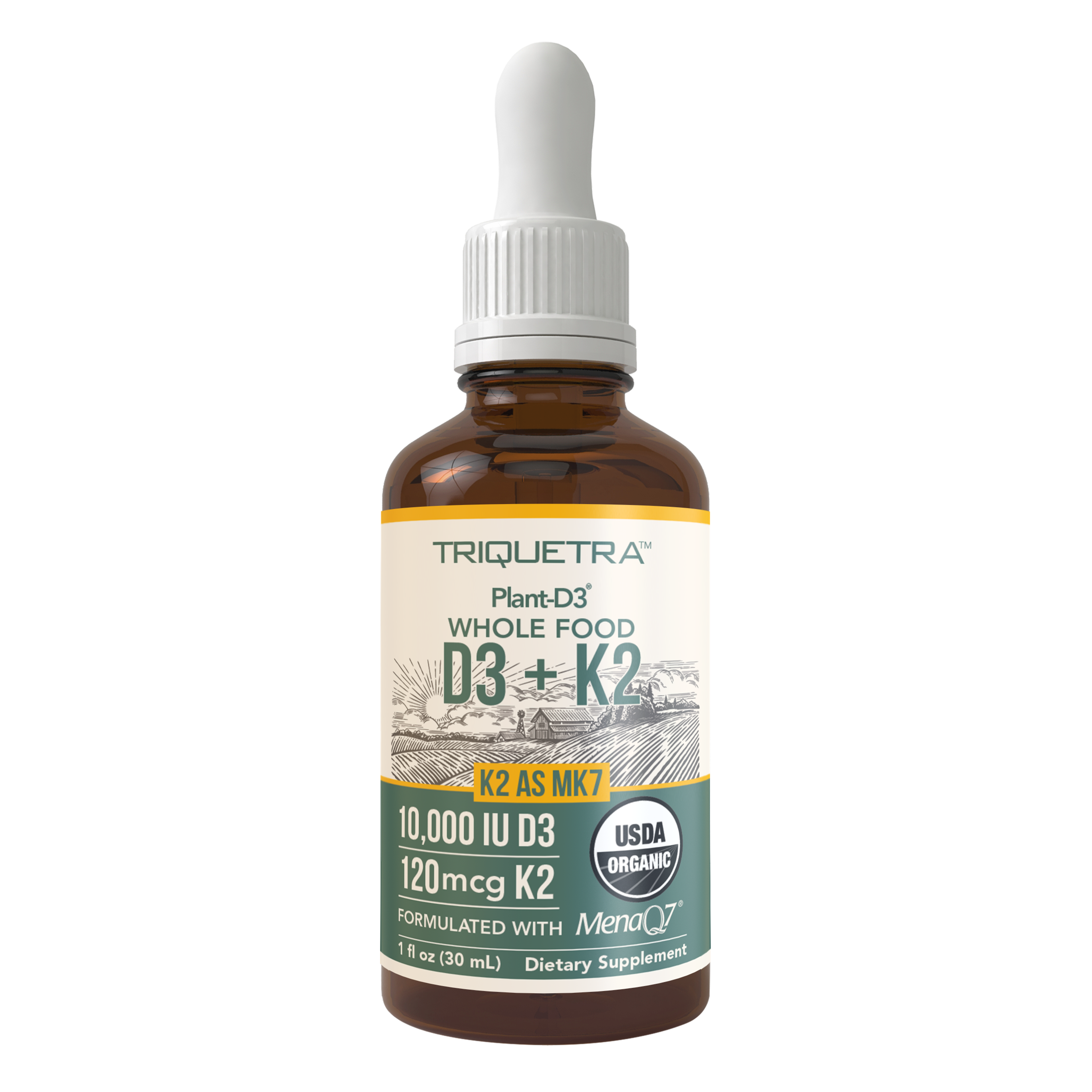 Plant-D3 + K2 10,000 IU D3 Strength