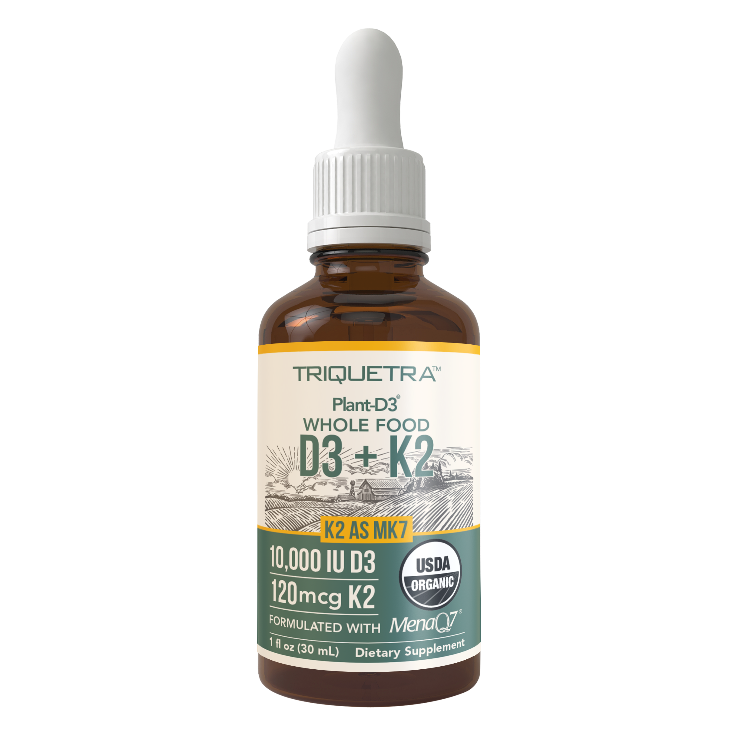 Plant-D3 + K2 10,000 IU D3 Strength