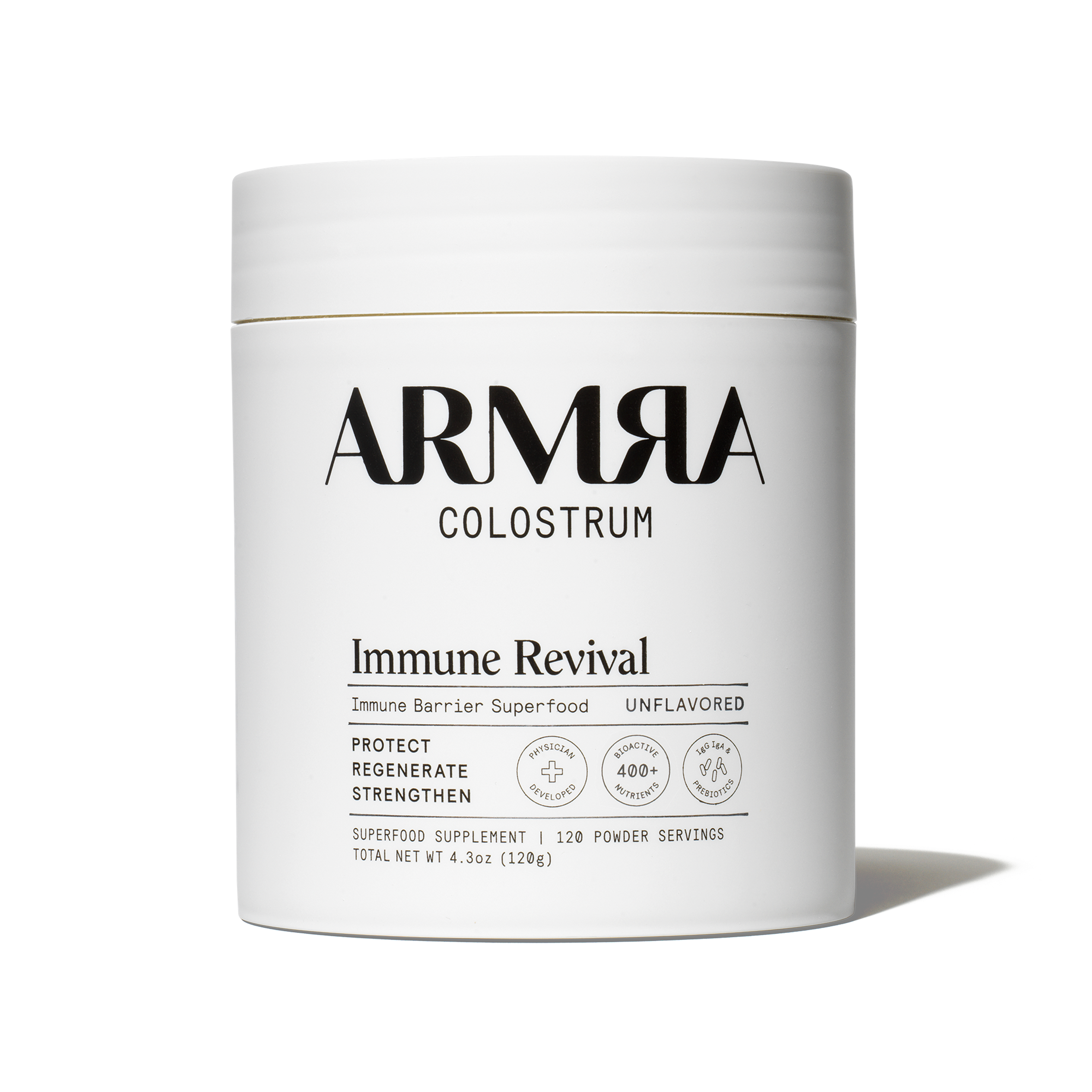 Immune Revival Unflavored Jar (front)