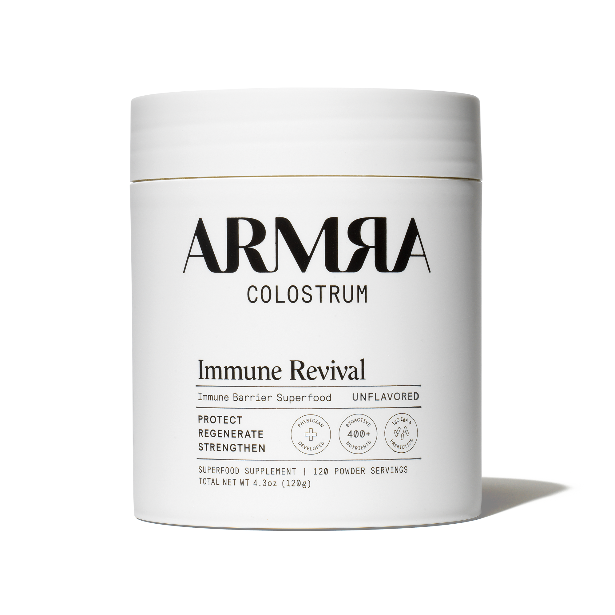Immune Revival Unflavored Jar (front)