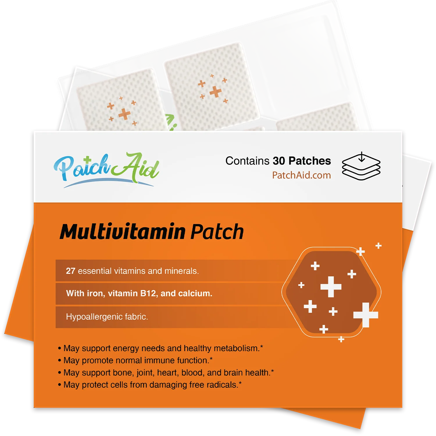 PatchAid MultiVitamin Plus Topical Vitamin Patch - HSA/FSA Eligible