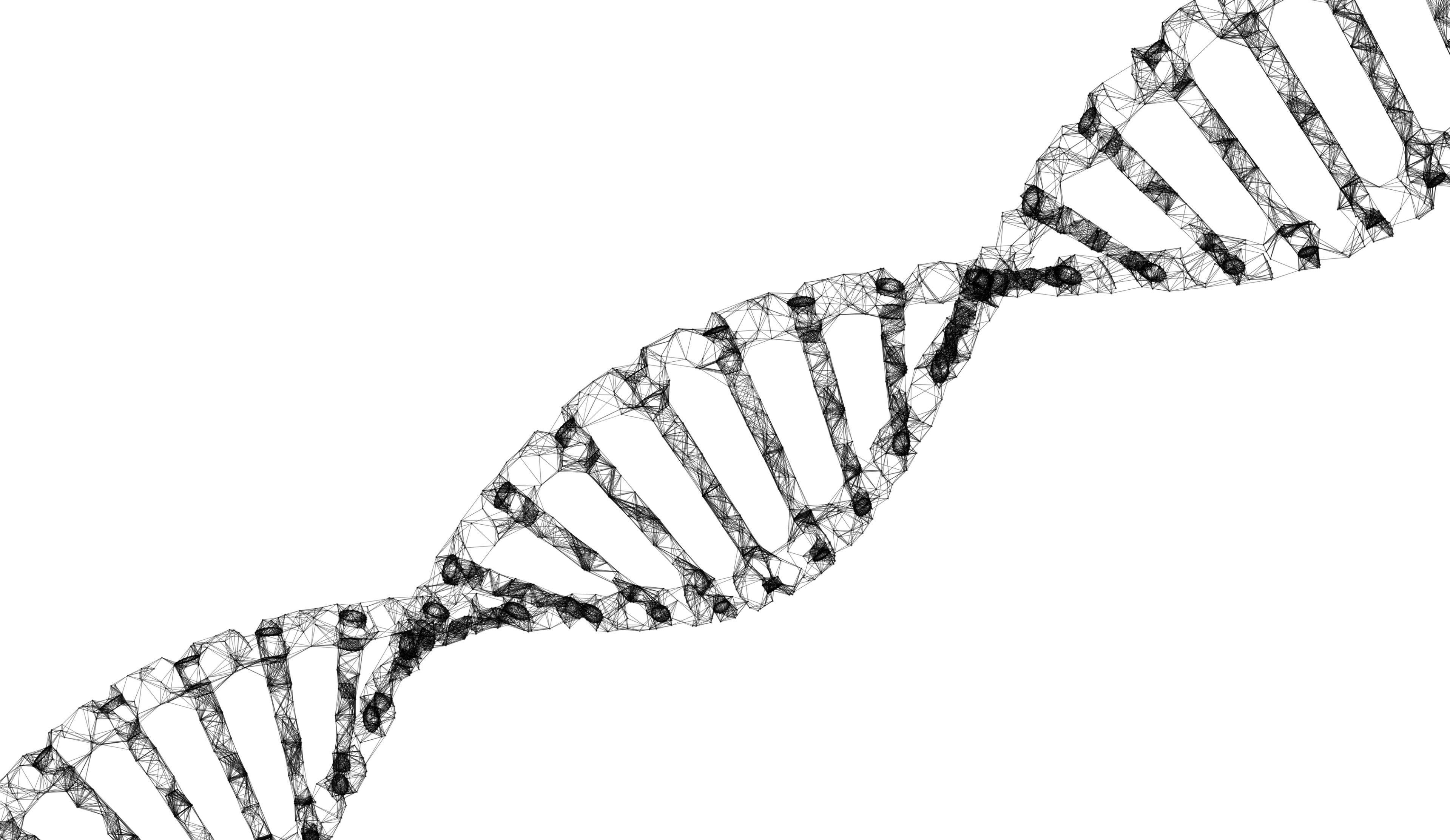 Abstracted image of a DNA strand