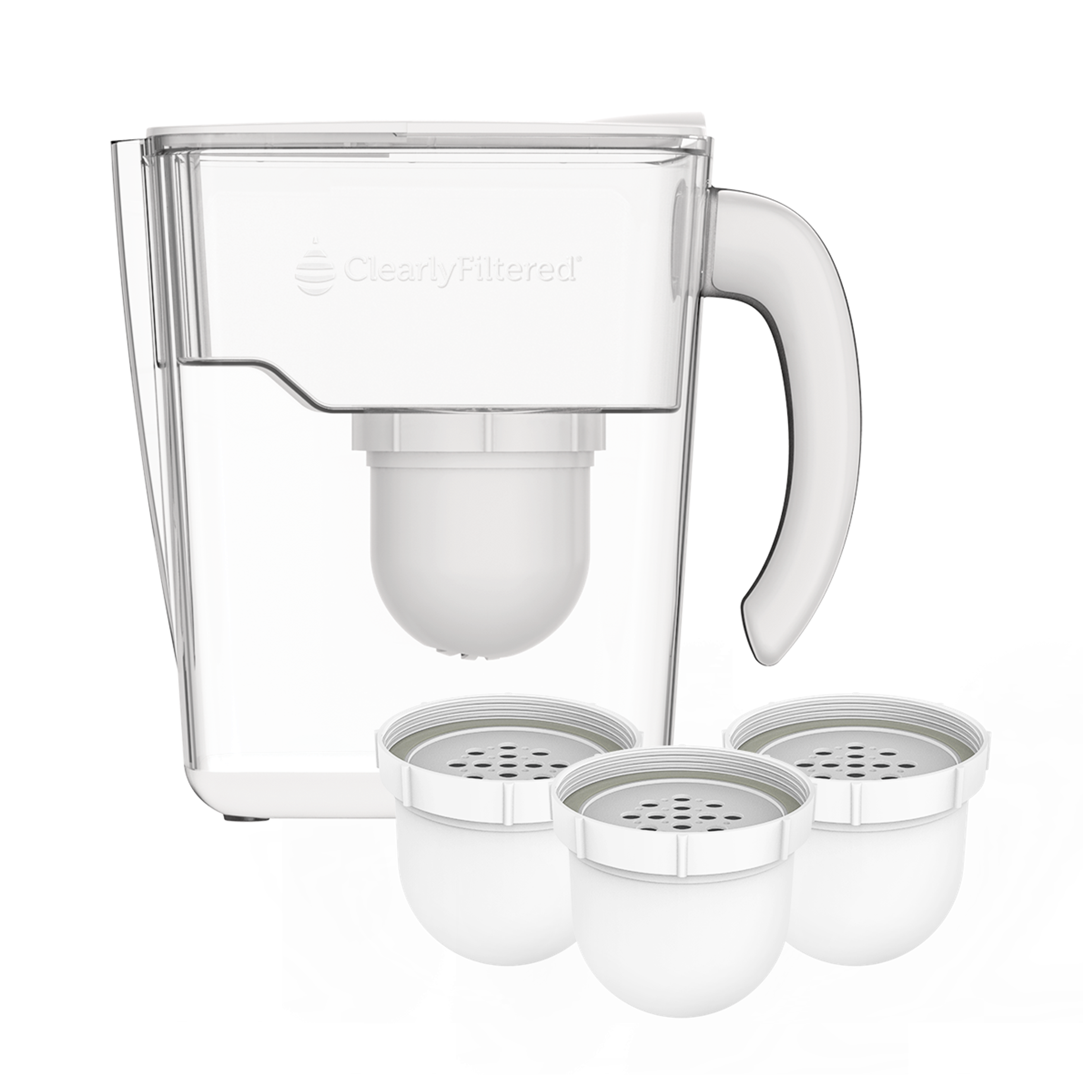 Filtered Water Pitcher + Filter 3-Pack