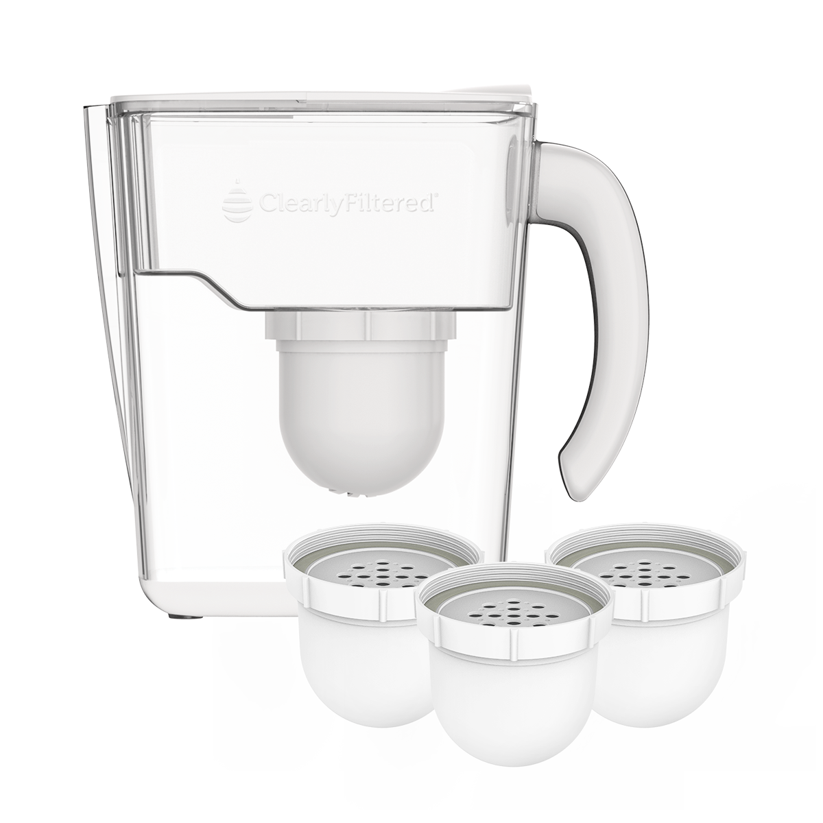 Filtered Water Pitcher + Filter 3-Pack